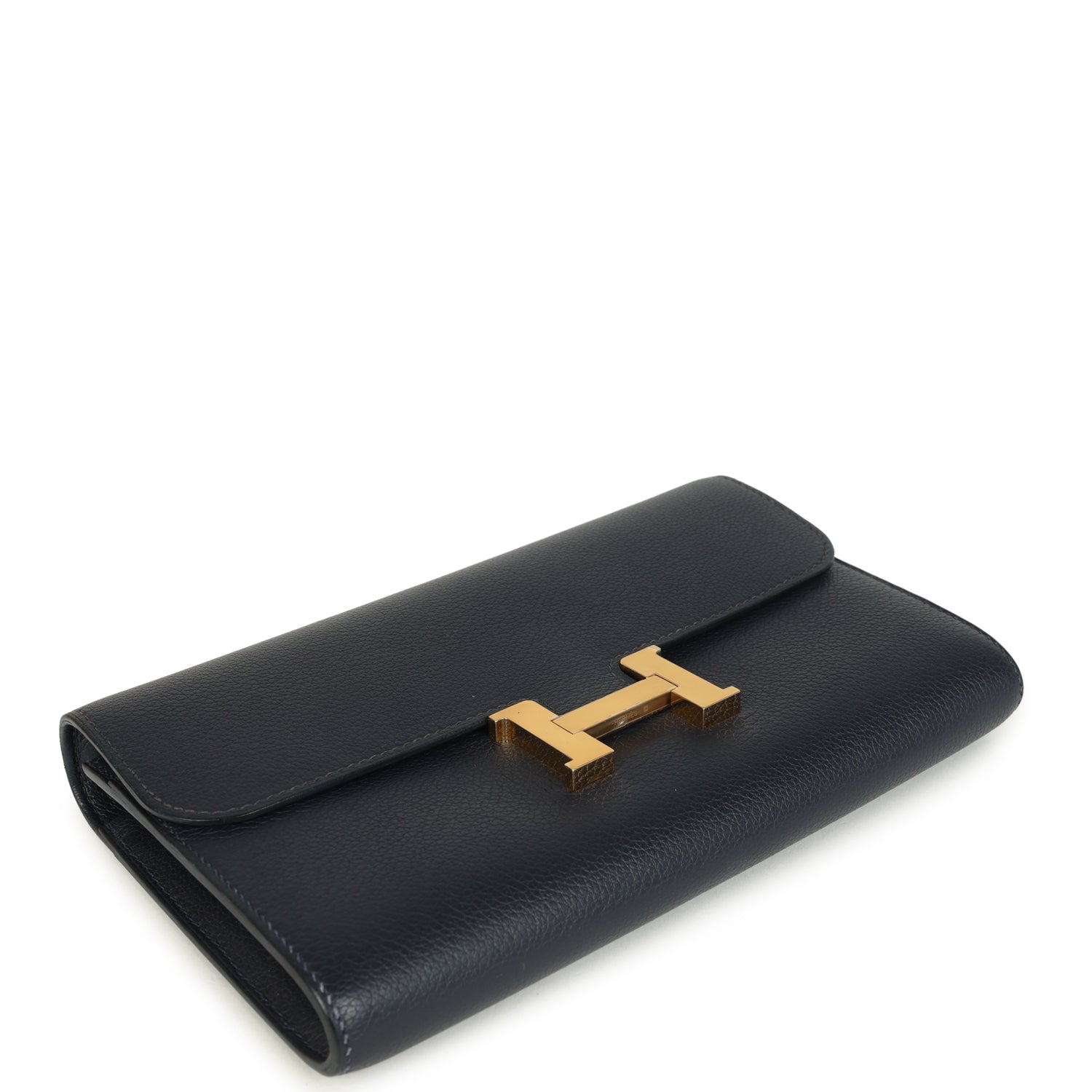 Constance Wallet To Go Bleu Nuit Evercolor Gold Hardware Bag