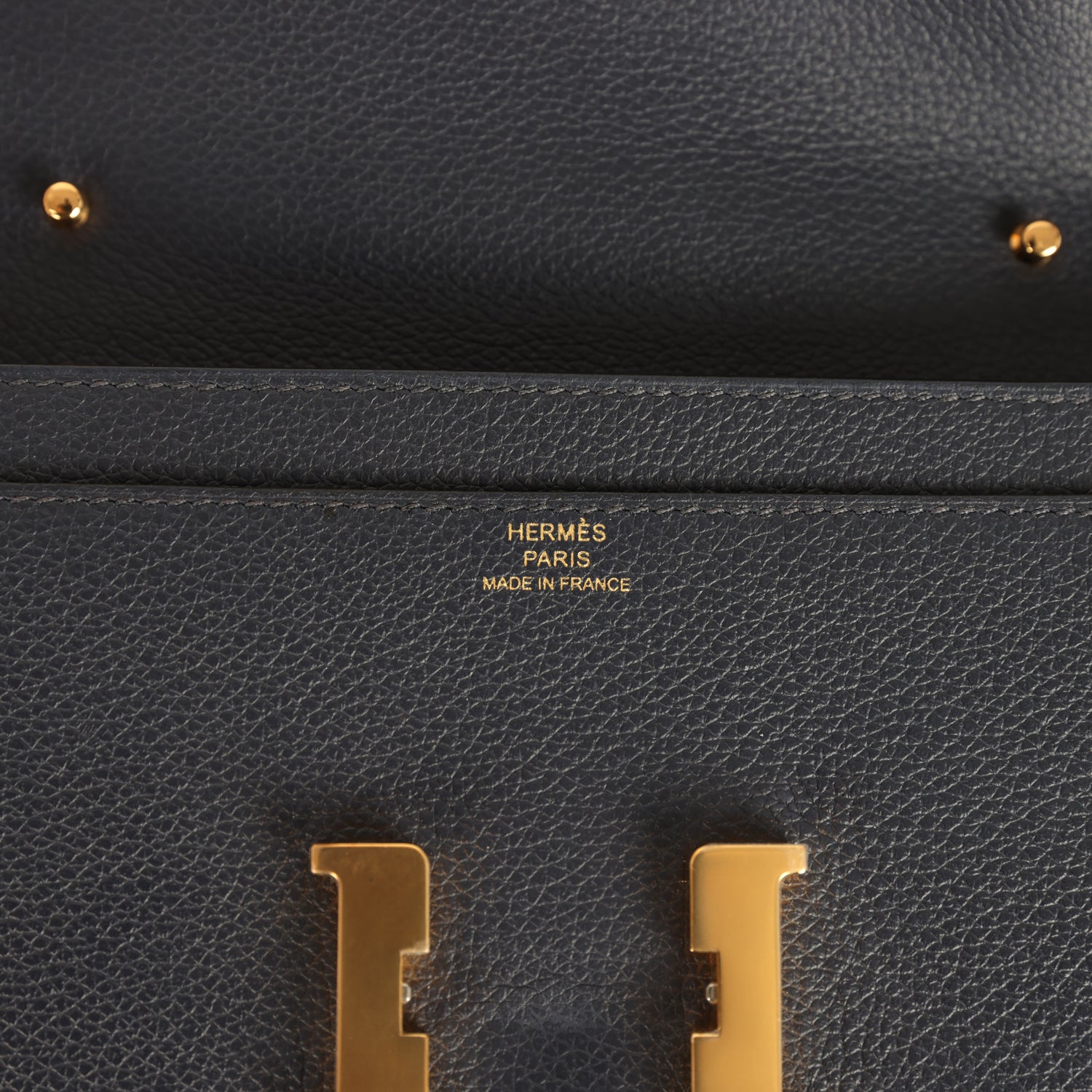 Constance Wallet To Go Bleu Nuit Evercolor Gold Hardware Bag