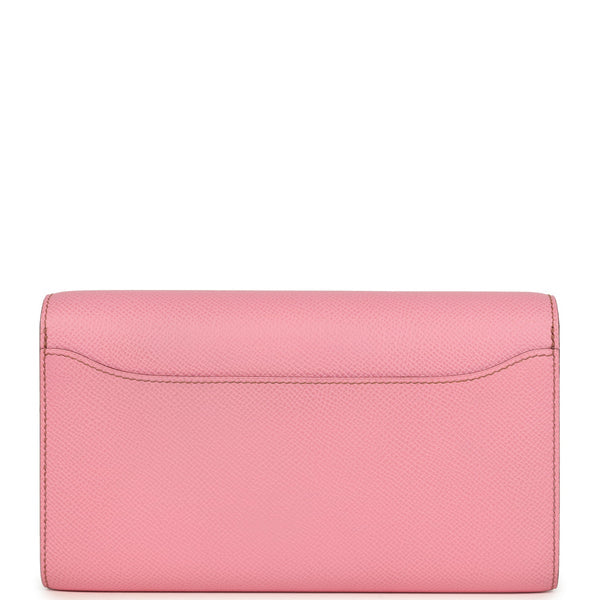 Constance Wallet To Go Bubblegum Epsom Palladium Hardware Bag