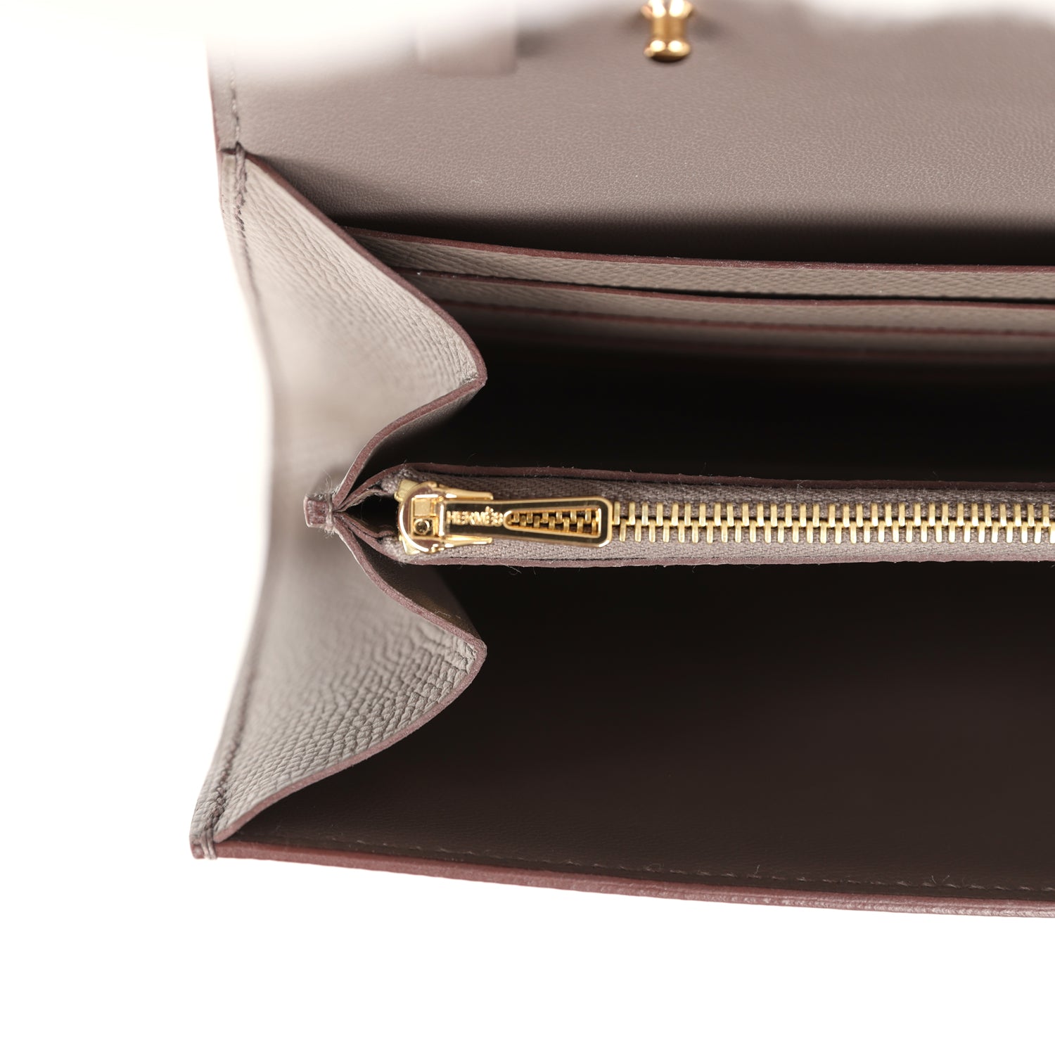 Constance Wallet To Go Etain Epsom Gold Hardware Bag