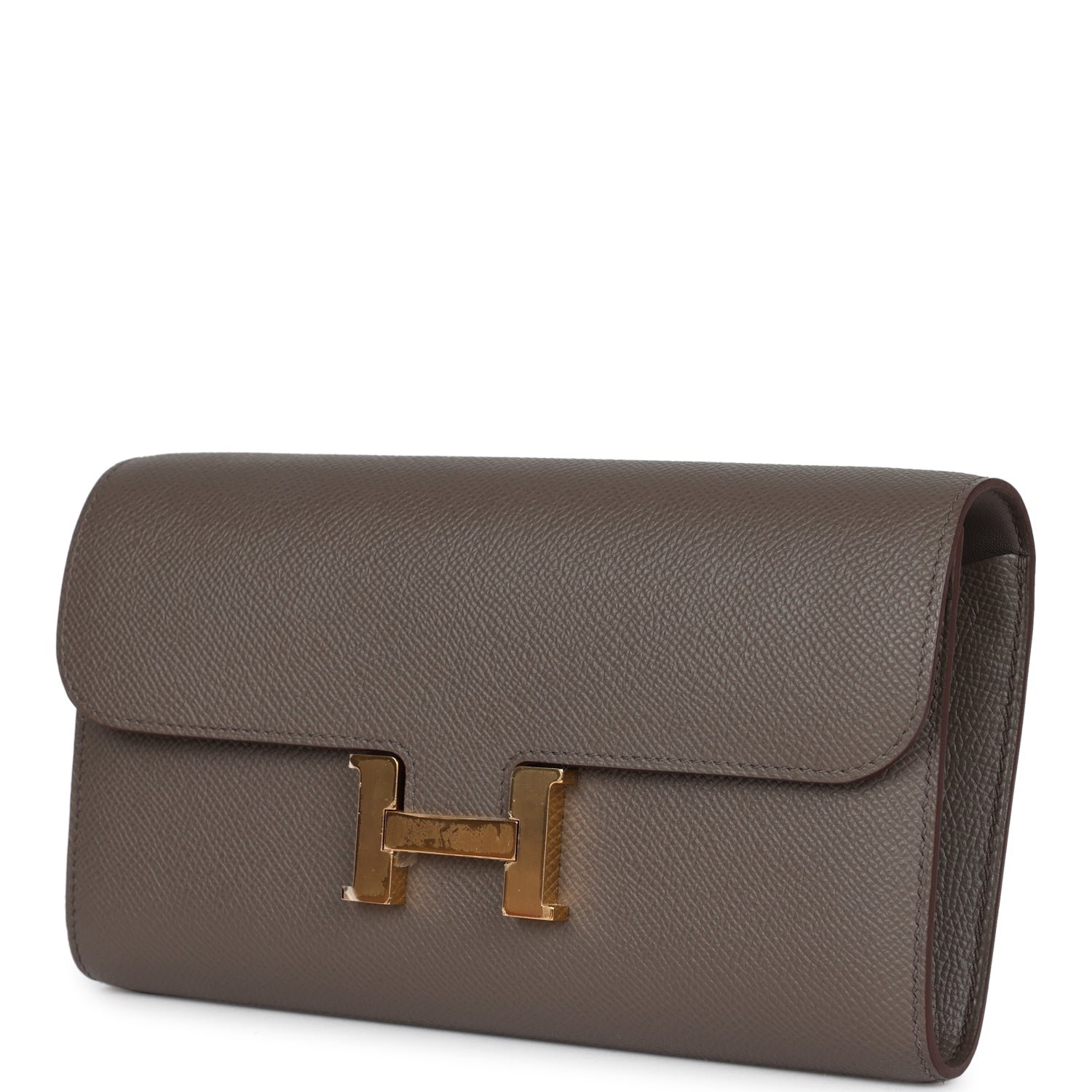 Constance Wallet To Go Etain Epsom Gold Hardware Bag