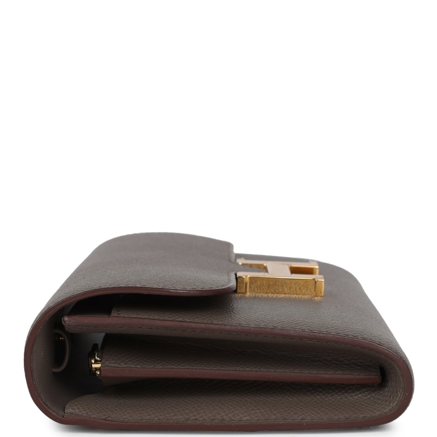 Constance Wallet To Go Etain Epsom Gold Hardware Bag