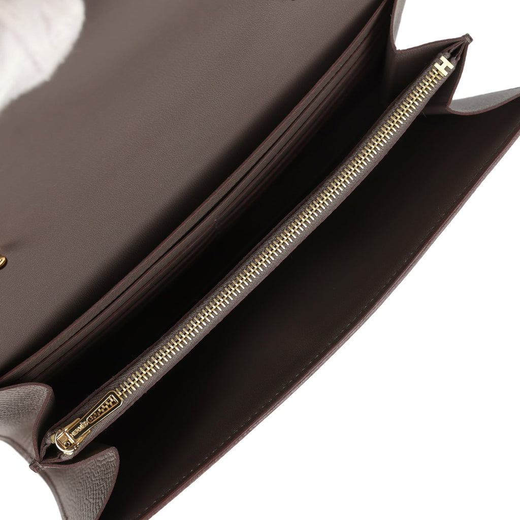 Constance Wallet To Go Etain Epsom Gold Hardware Bag