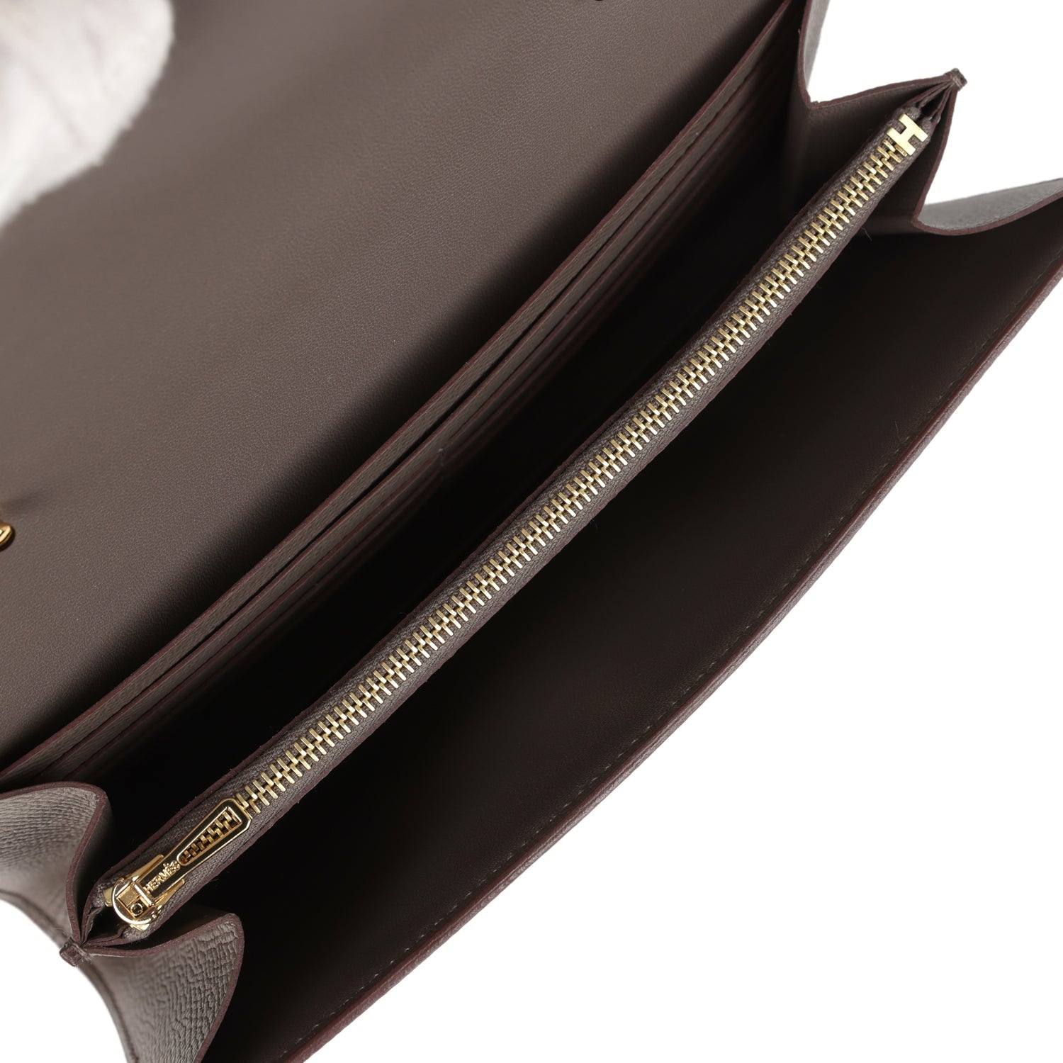 Constance Wallet To Go Etain Epsom Gold Hardware Bag