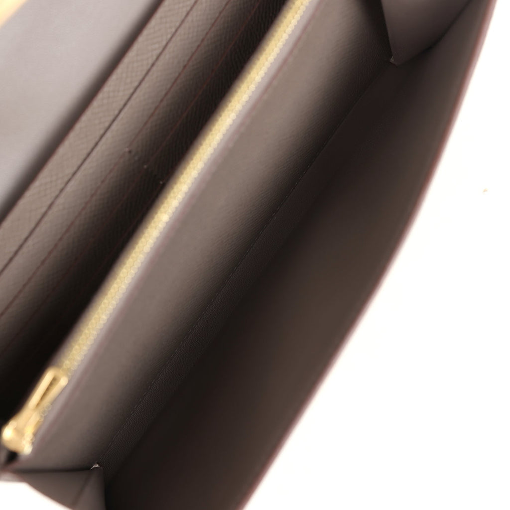 Constance Wallet To Go Etain Epsom Gold Hardware Bag