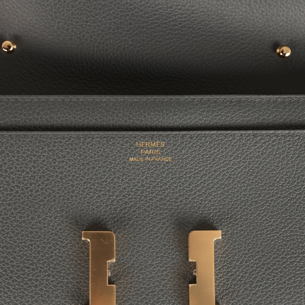 Constance Wallet To Go Gris Misty Evercolor Permabrass Hardware Bag