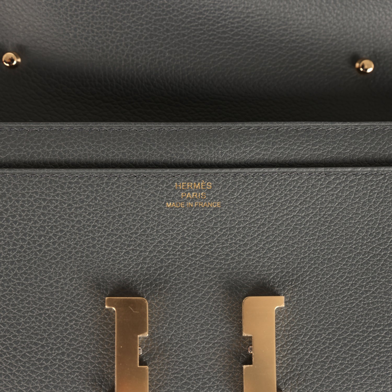 Constance Wallet To Go Gris Misty Evercolor Permabrass Hardware Bag