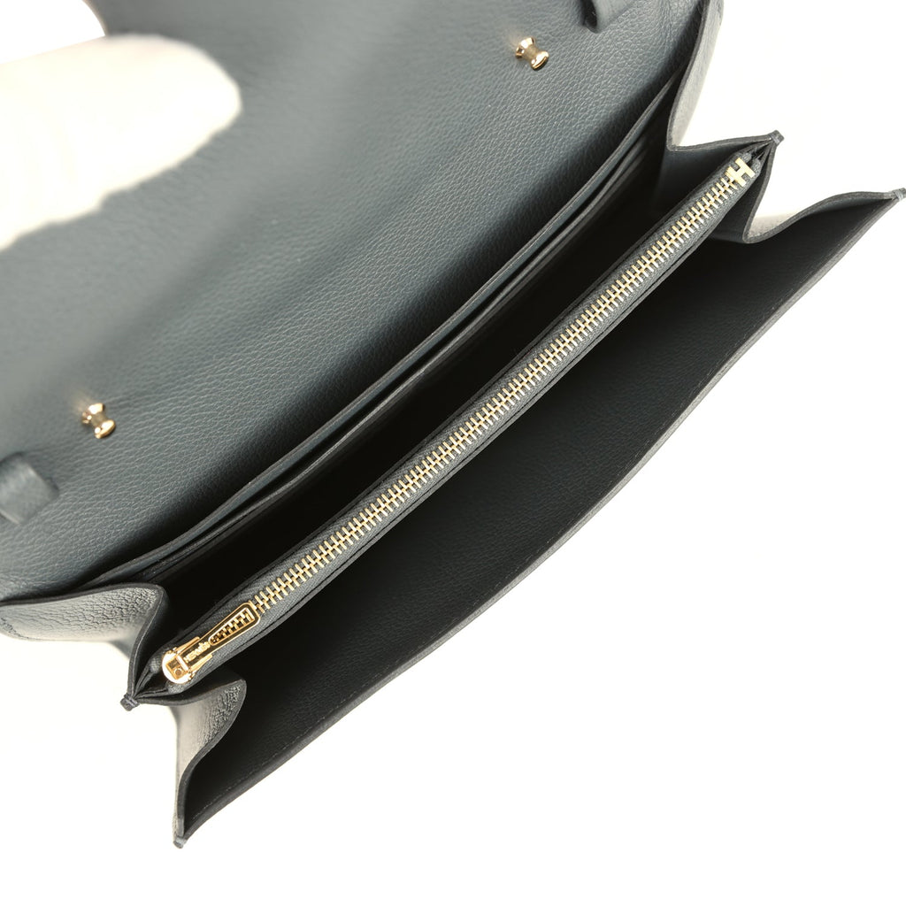 Constance Wallet To Go Gris Misty Evercolor Permabrass Hardware Bag