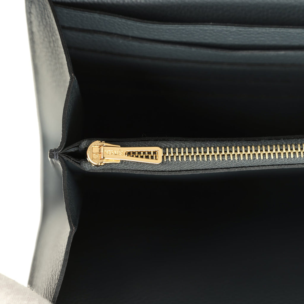 Constance Wallet To Go Gris Misty Evercolor Permabrass Hardware Bag