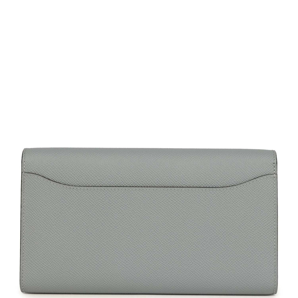 Constance Wallet To Go Gris Pantin Epsom Gold Hardware Bag