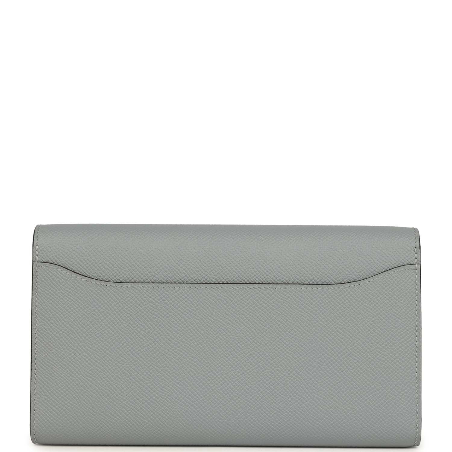 Constance Wallet To Go Gris Pantin Epsom Gold Hardware Bag