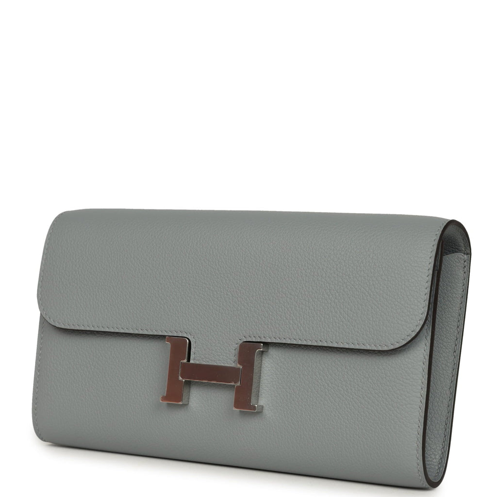 Constance Wallet To Go Gris Pantin Evercolor Palladium Hardware Bag