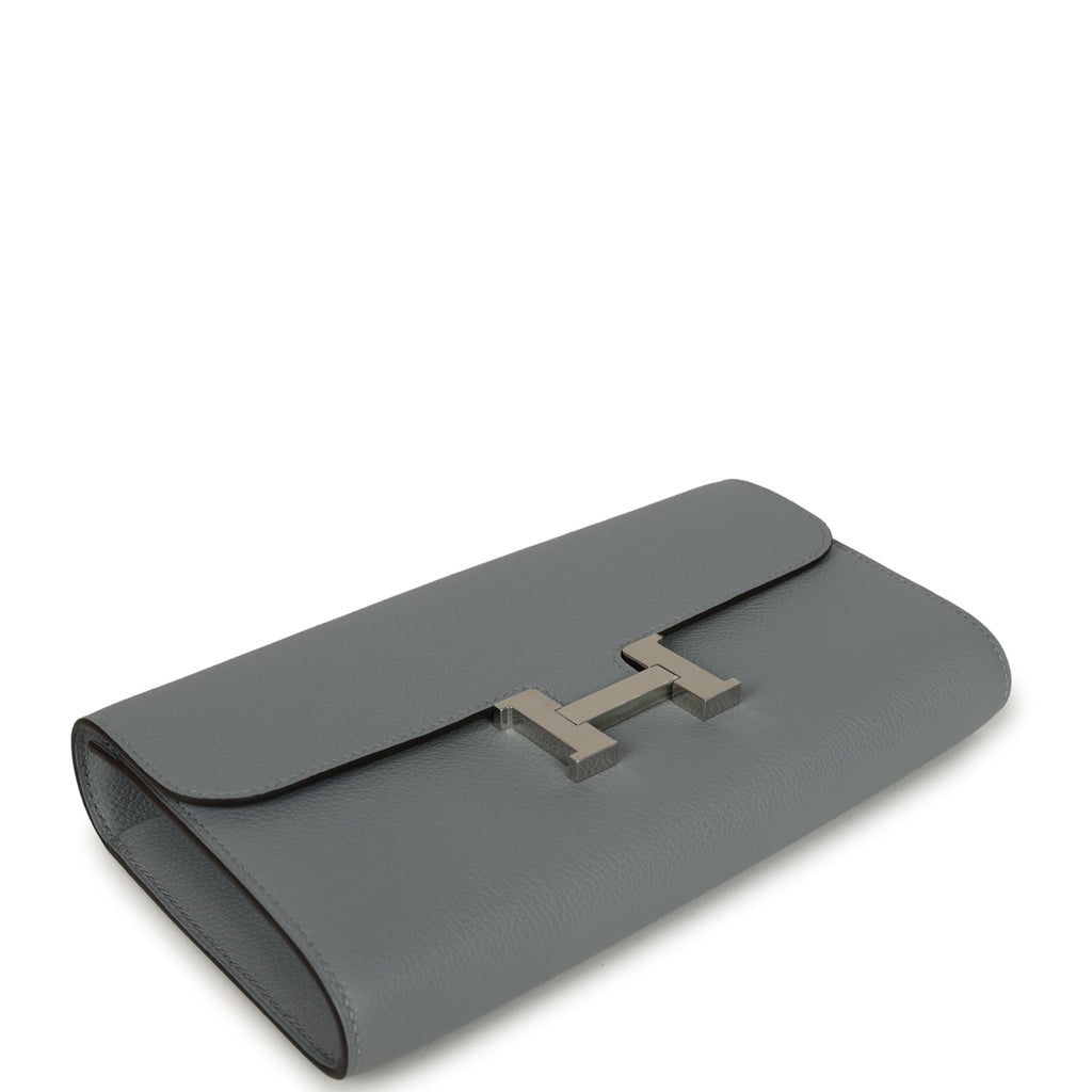 Constance Wallet To Go Gris Pantin Evercolor Palladium Hardware Bag