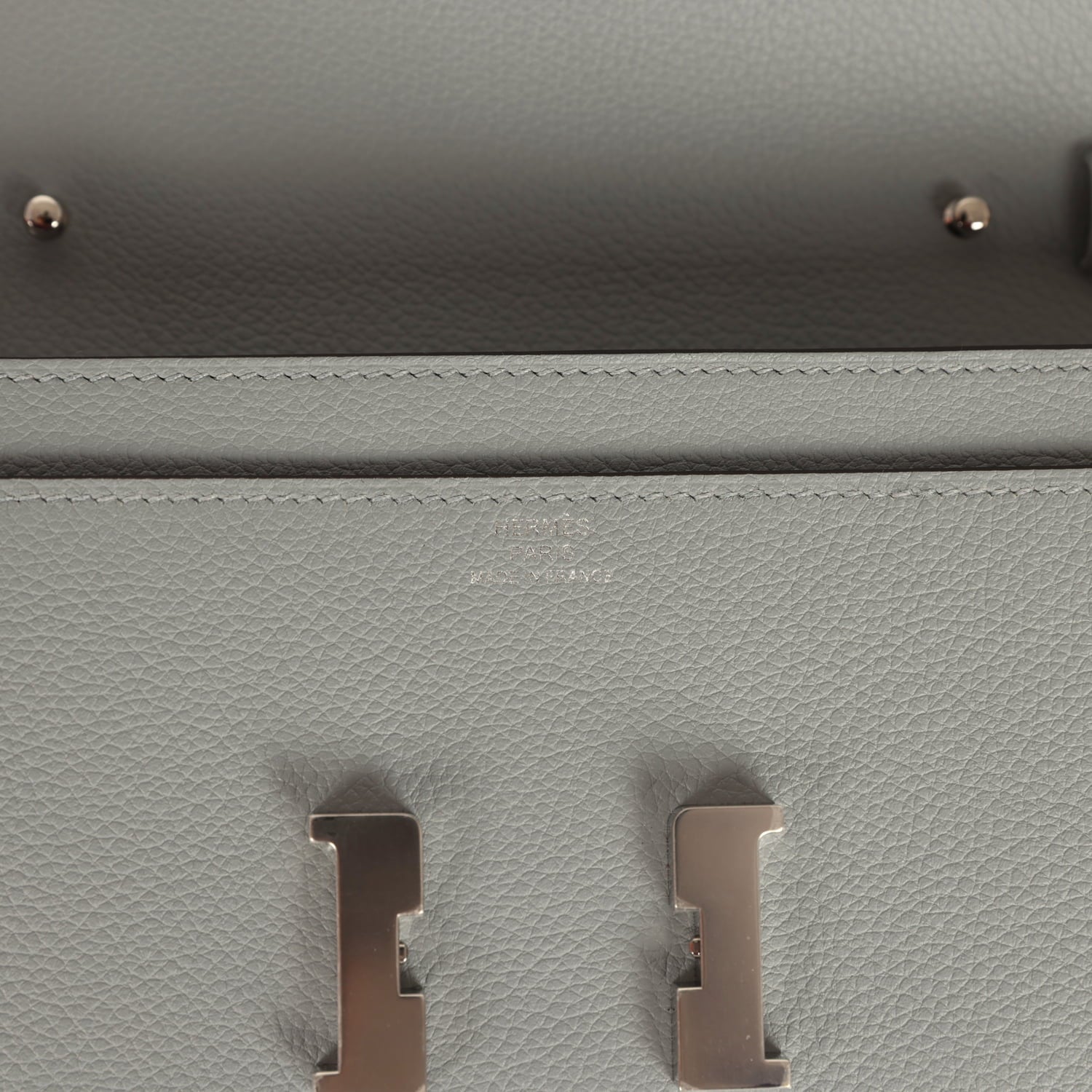 Constance Wallet To Go Gris Pantin Evercolor Palladium Hardware Bag