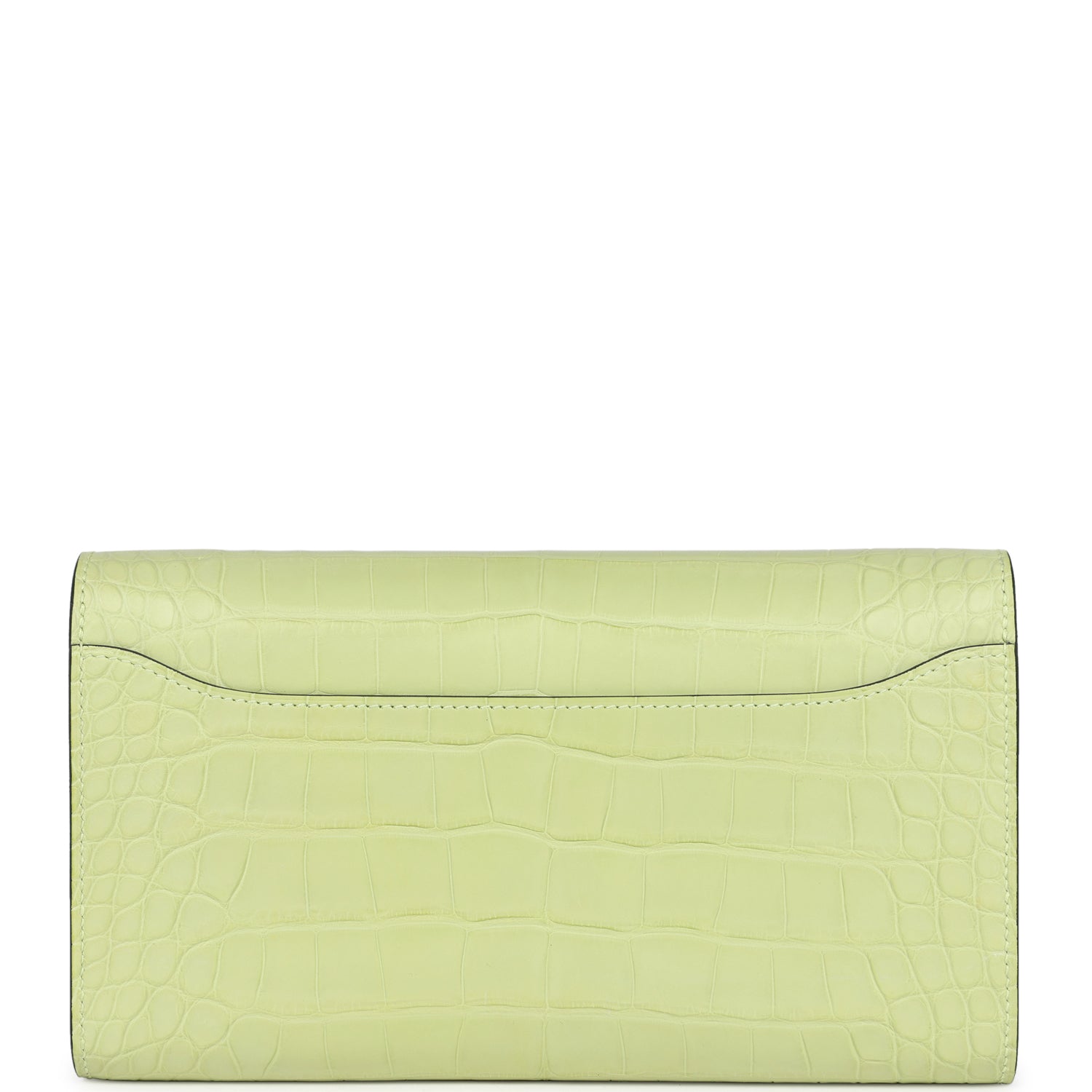 Constance Wallet To Go Jaune Bourgeon Matte Alligator Palladium Hardware Bag
