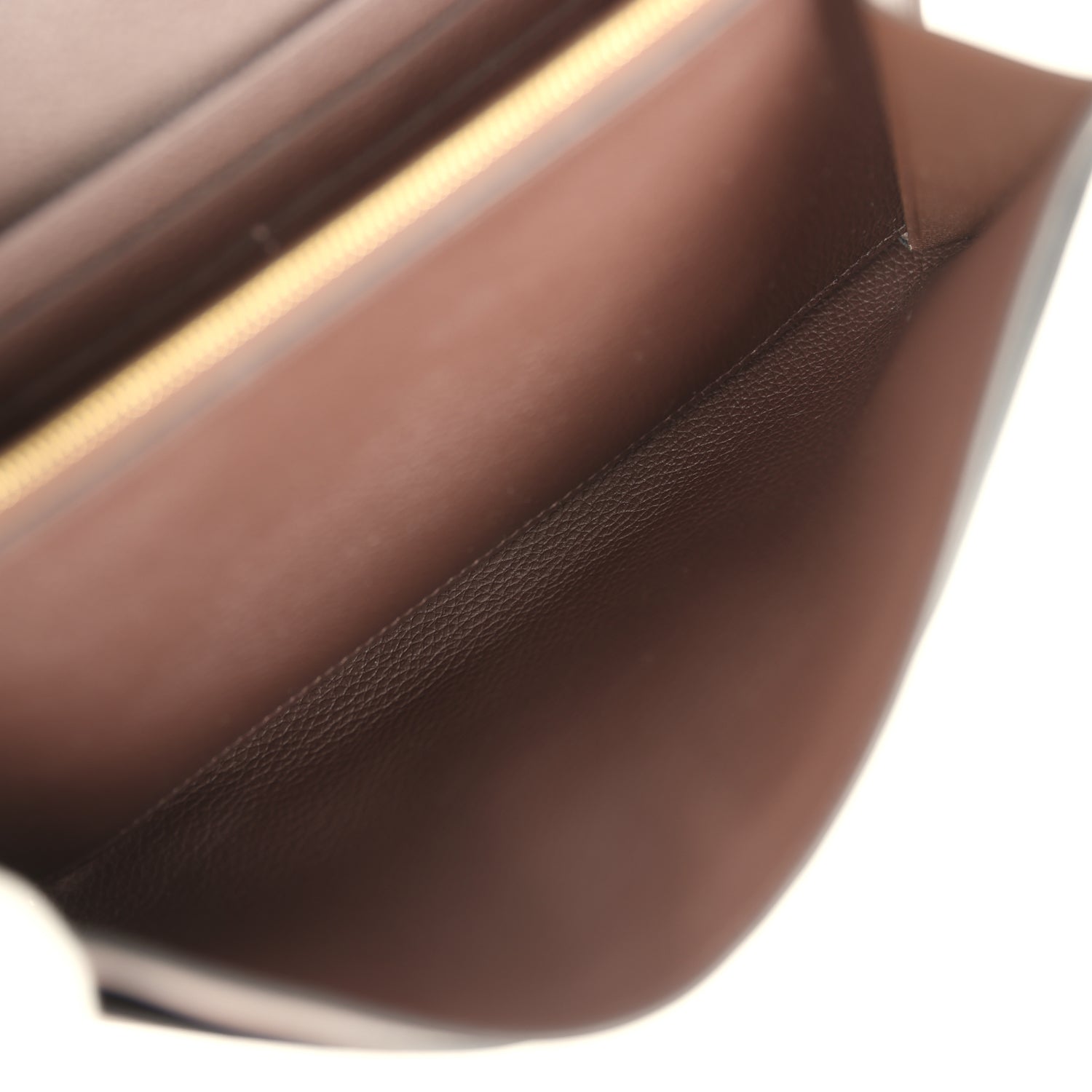 Constance Wallet To Go Moka Evercolor Gold Hardware Bag