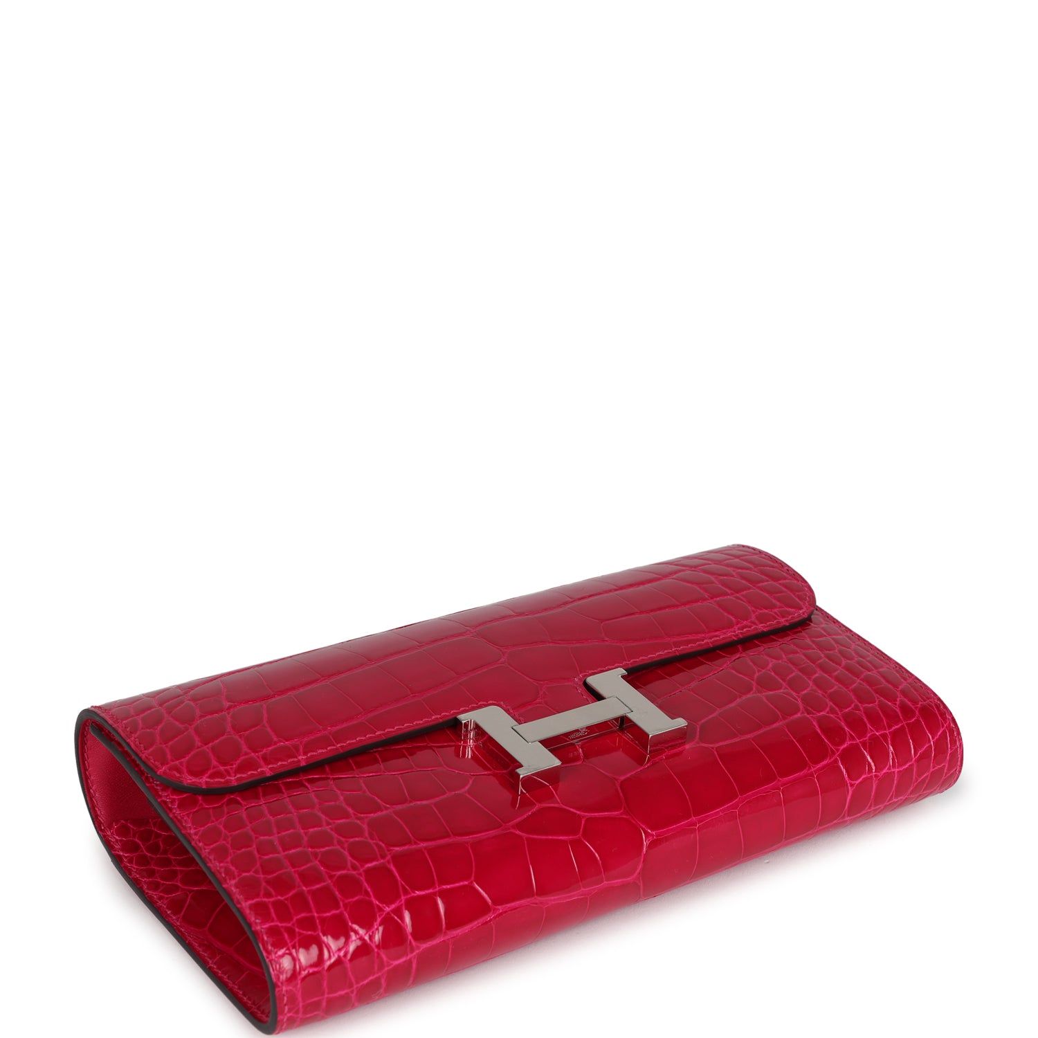 Constance Wallet To Go Rose Mexico Shiny Alligator Palladium Hardware Bag