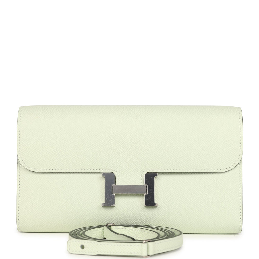 Constance Wallet To Go Vert Fizz Epsom Palladium Hardware Bag