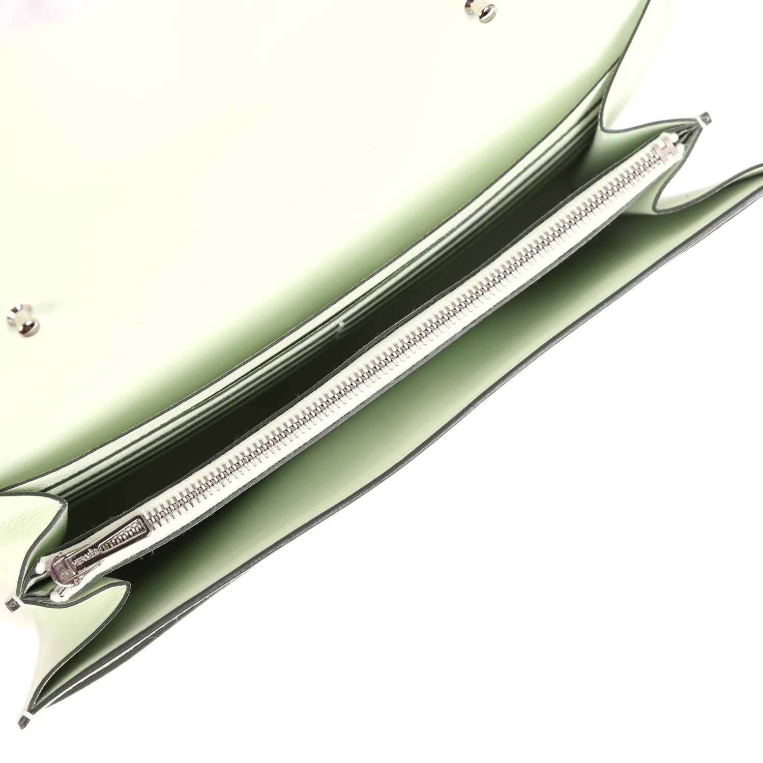 Constance Wallet To Go Vert Fizz Epsom Palladium Hardware Bag