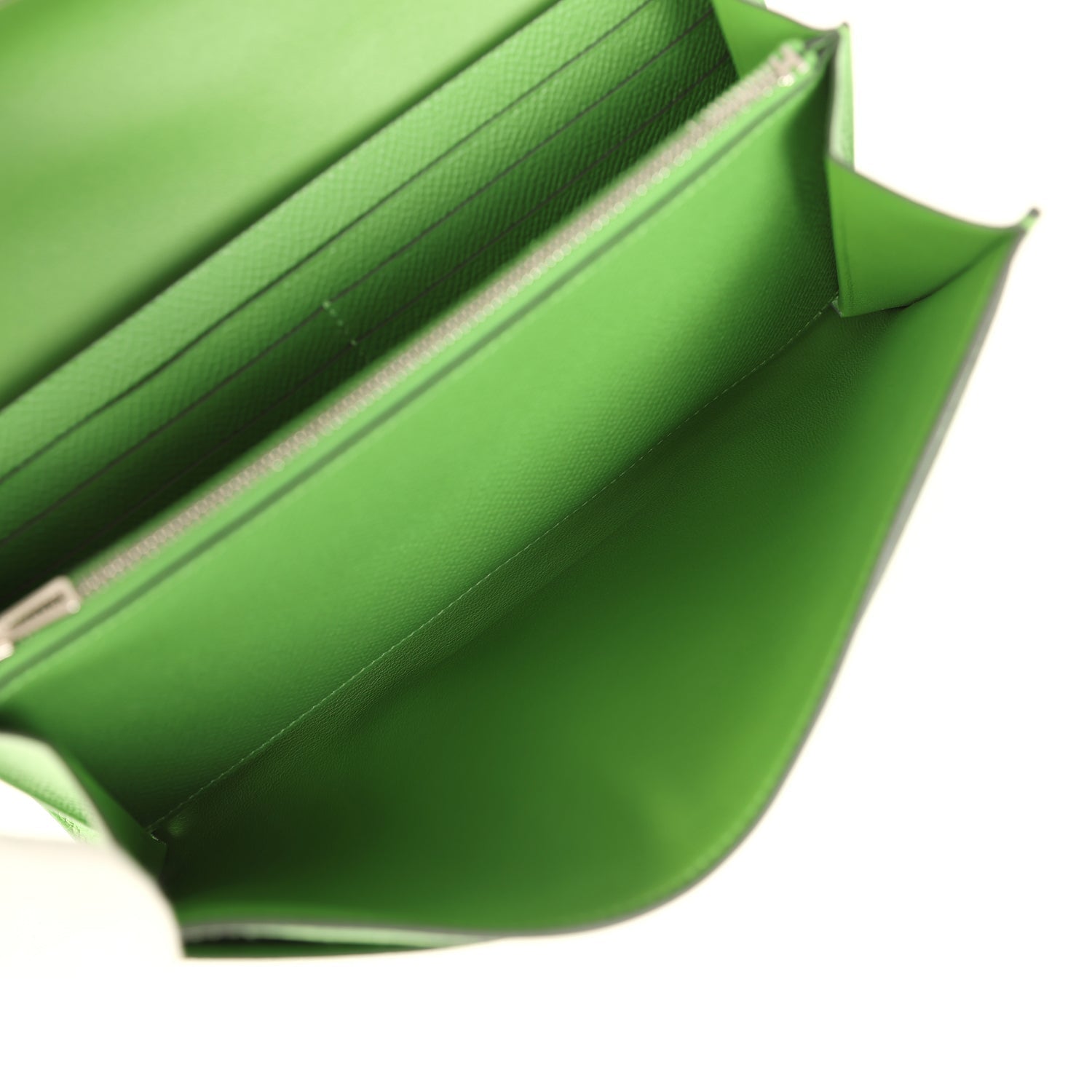 Constance Wallet To Go Vert Yucca Epsom Palladium Hardware Bag