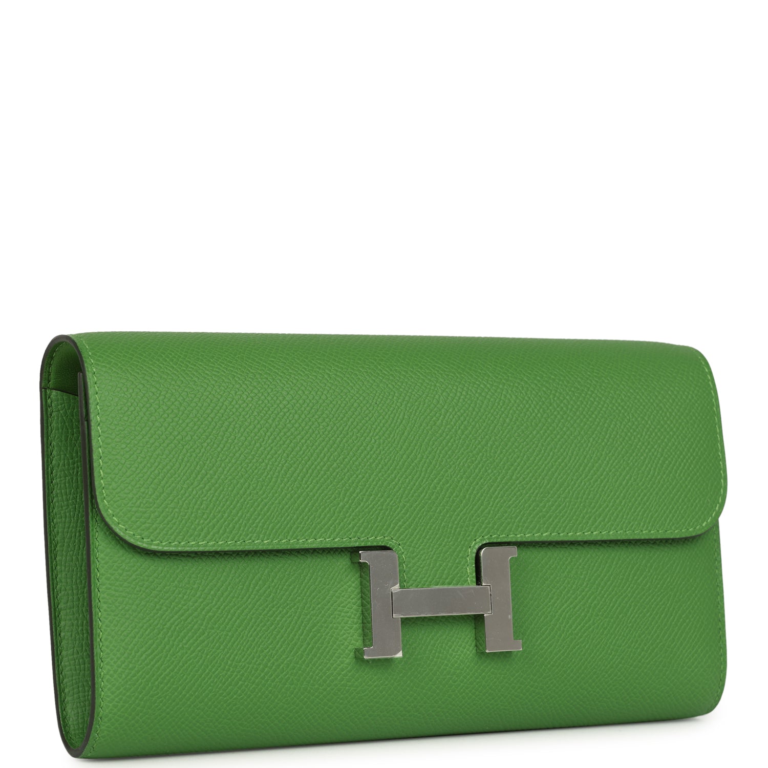 Constance Wallet To Go Vert Yucca Epsom Palladium Hardware Bag