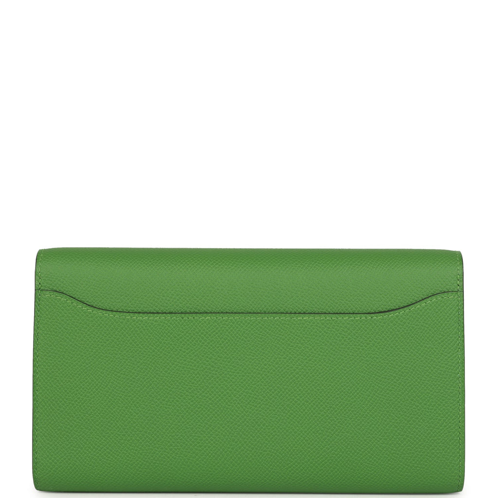 Constance Wallet To Go Vert Yucca Epsom Palladium Hardware Bag