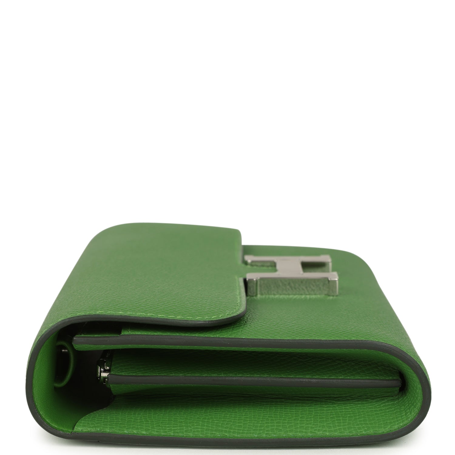 Constance Wallet To Go Vert Yucca Epsom Palladium Hardware Bag