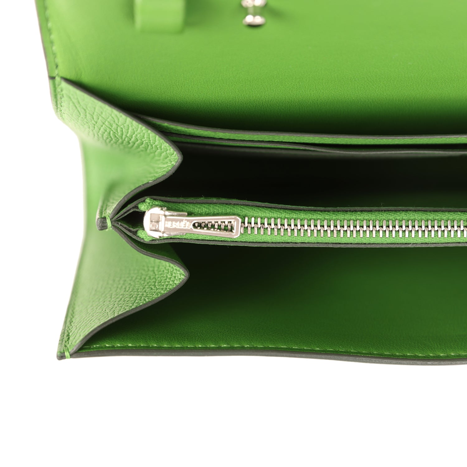 Constance Wallet To Go Vert Yucca Epsom Palladium Hardware Bag