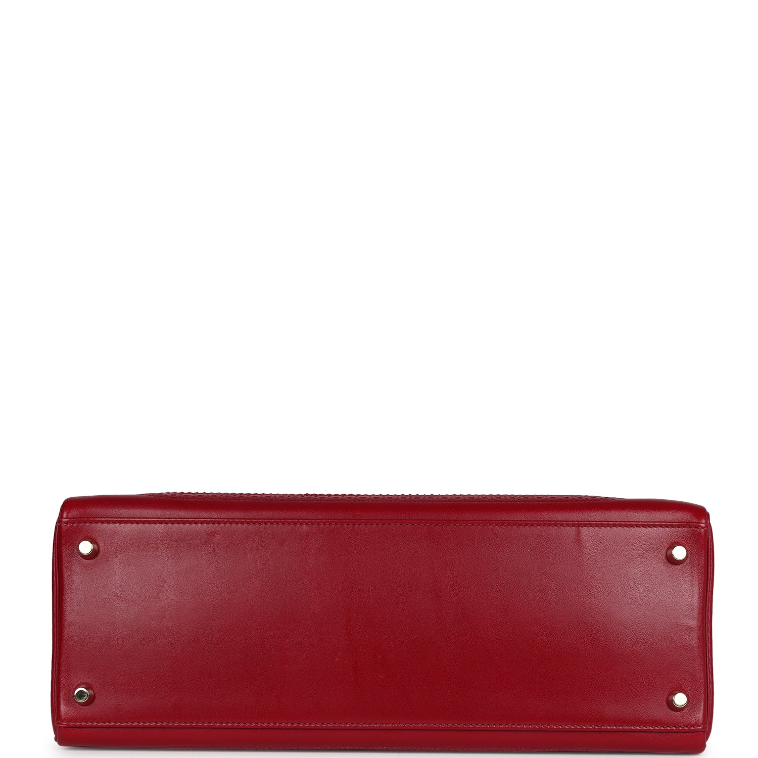 Ghillies Kelly Retourne 35 Rubis Tadelakt Permabrass Hardware Bag