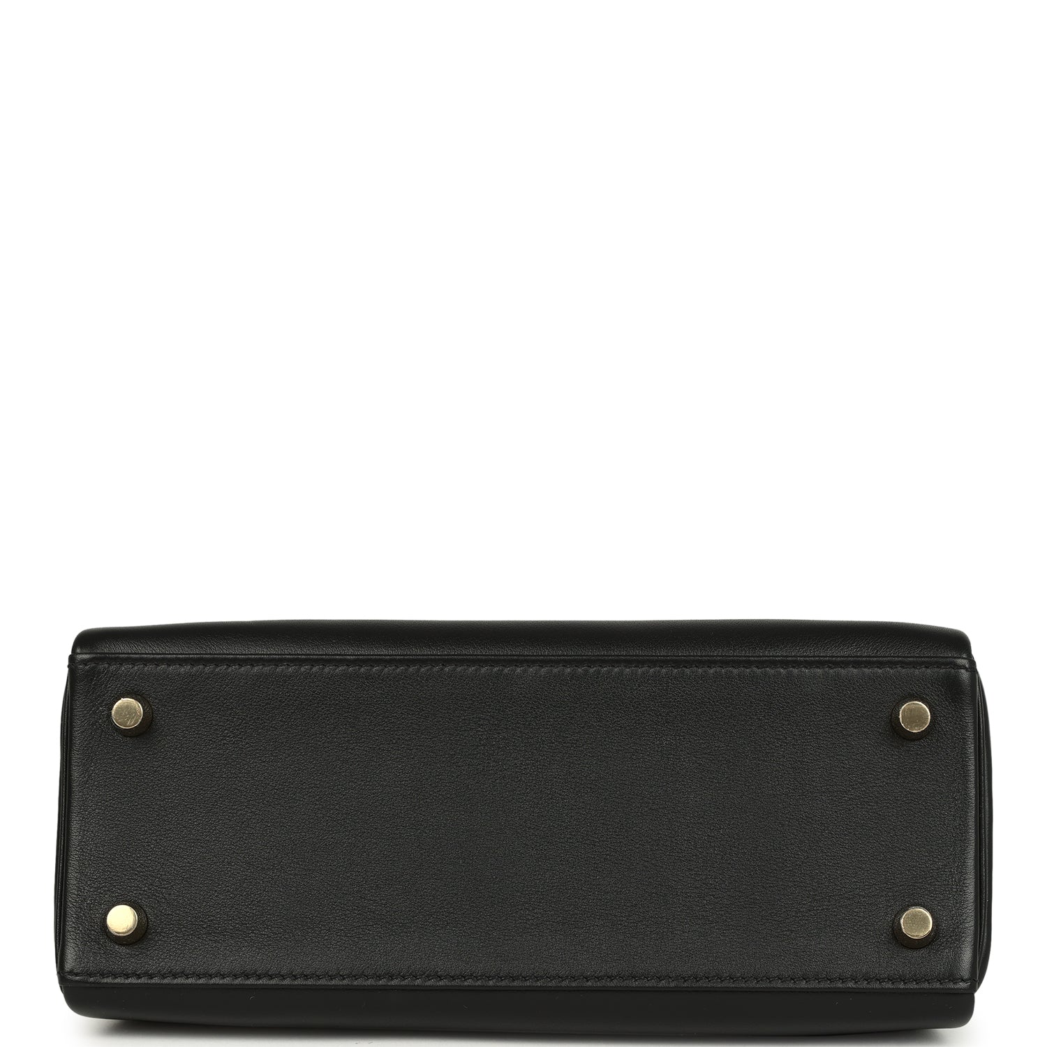 Kelly Retourne 25 Black Cheri Gold Hardware Bag