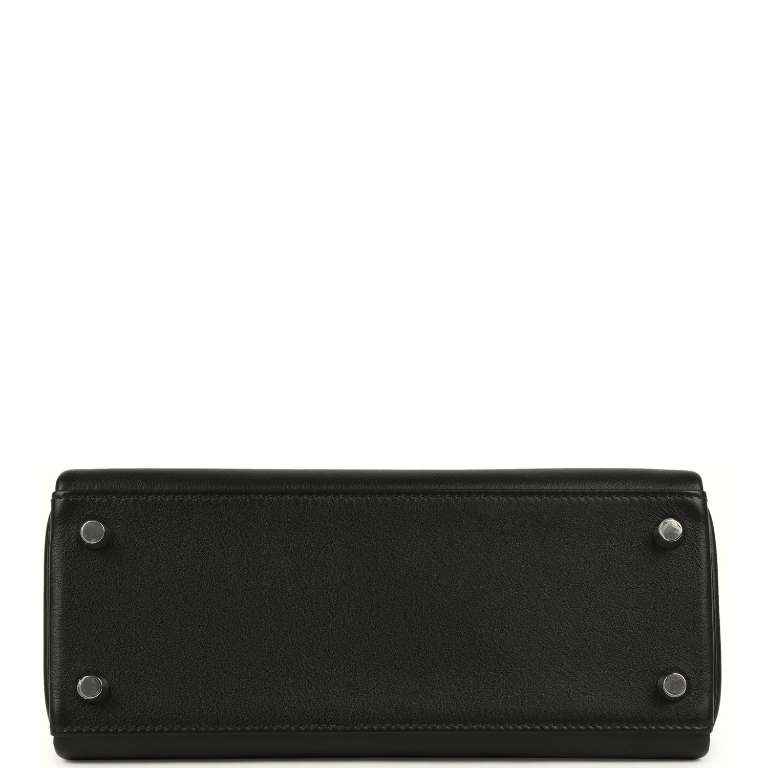 Kelly Retourne 25 Black Cheri Palladium Hardware Bag