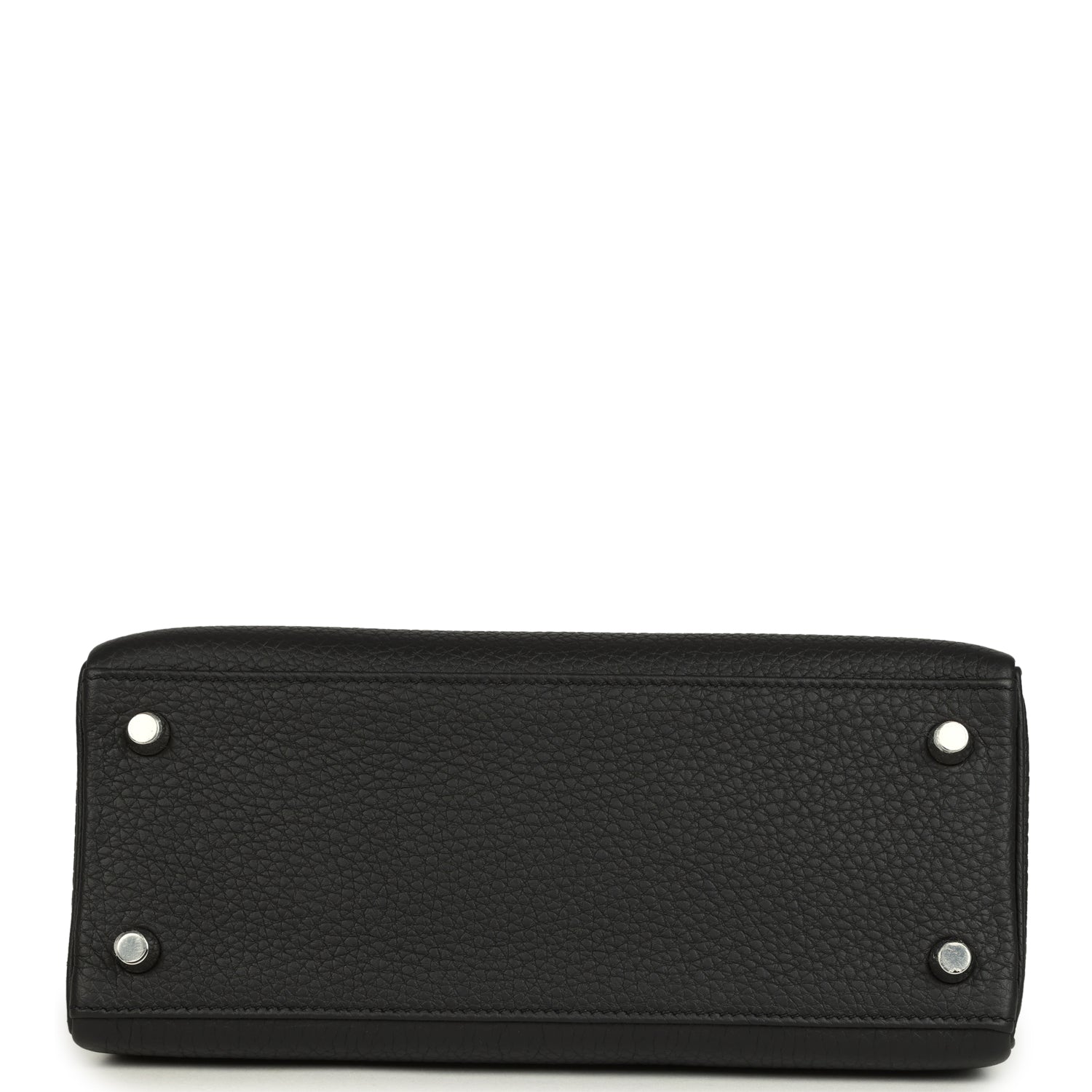 Kelly Retourne 25 Black Togo Palladium Hardware Bag