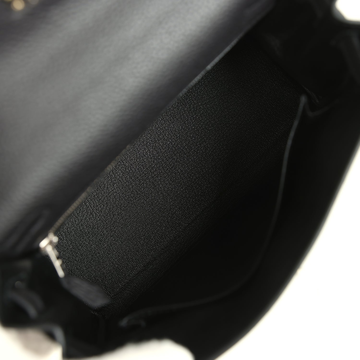 Kelly Retourne 25 Black Togo Palladium Hardware Bag