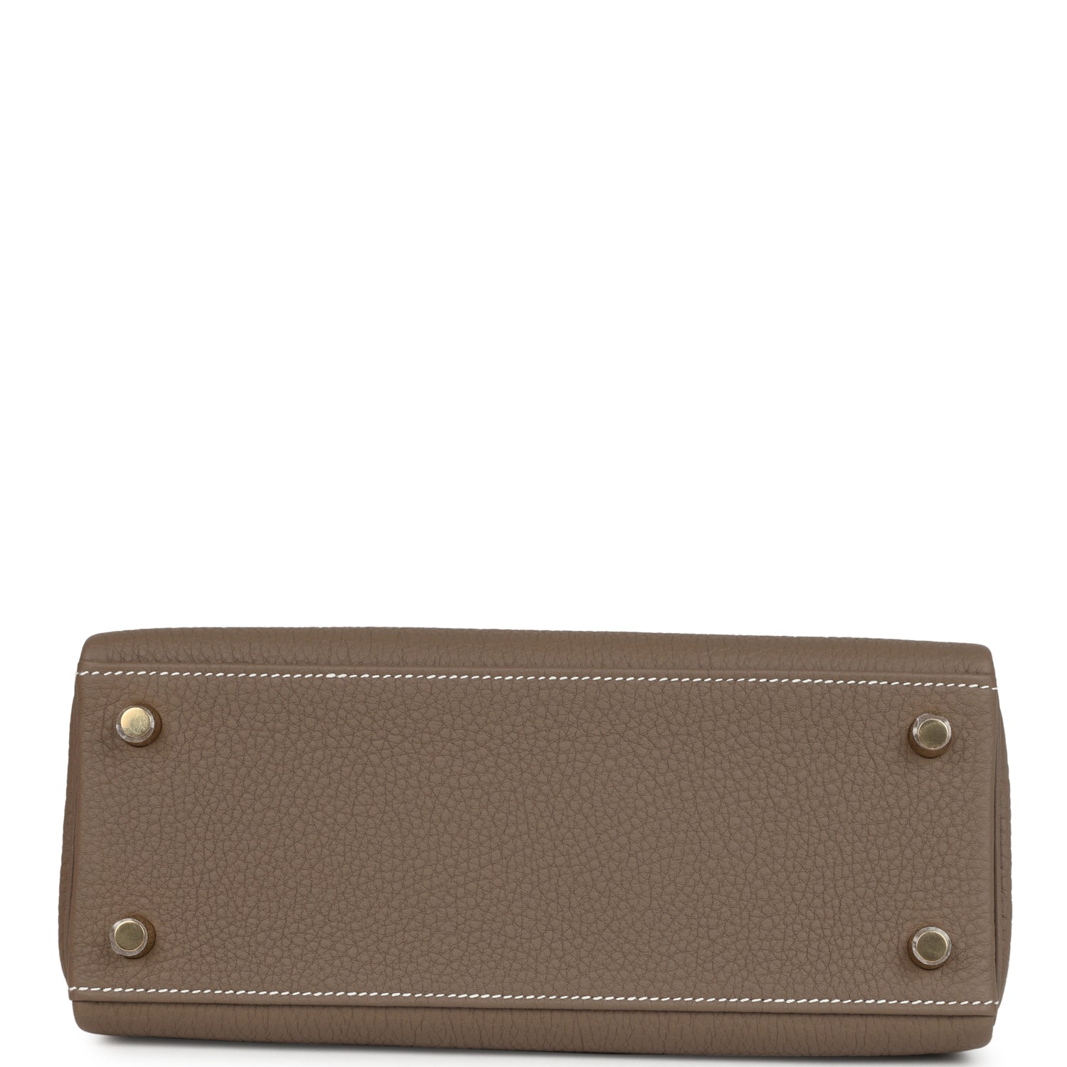 Kelly Retourne 25 Etoupe Togo Gold Hardware Bag