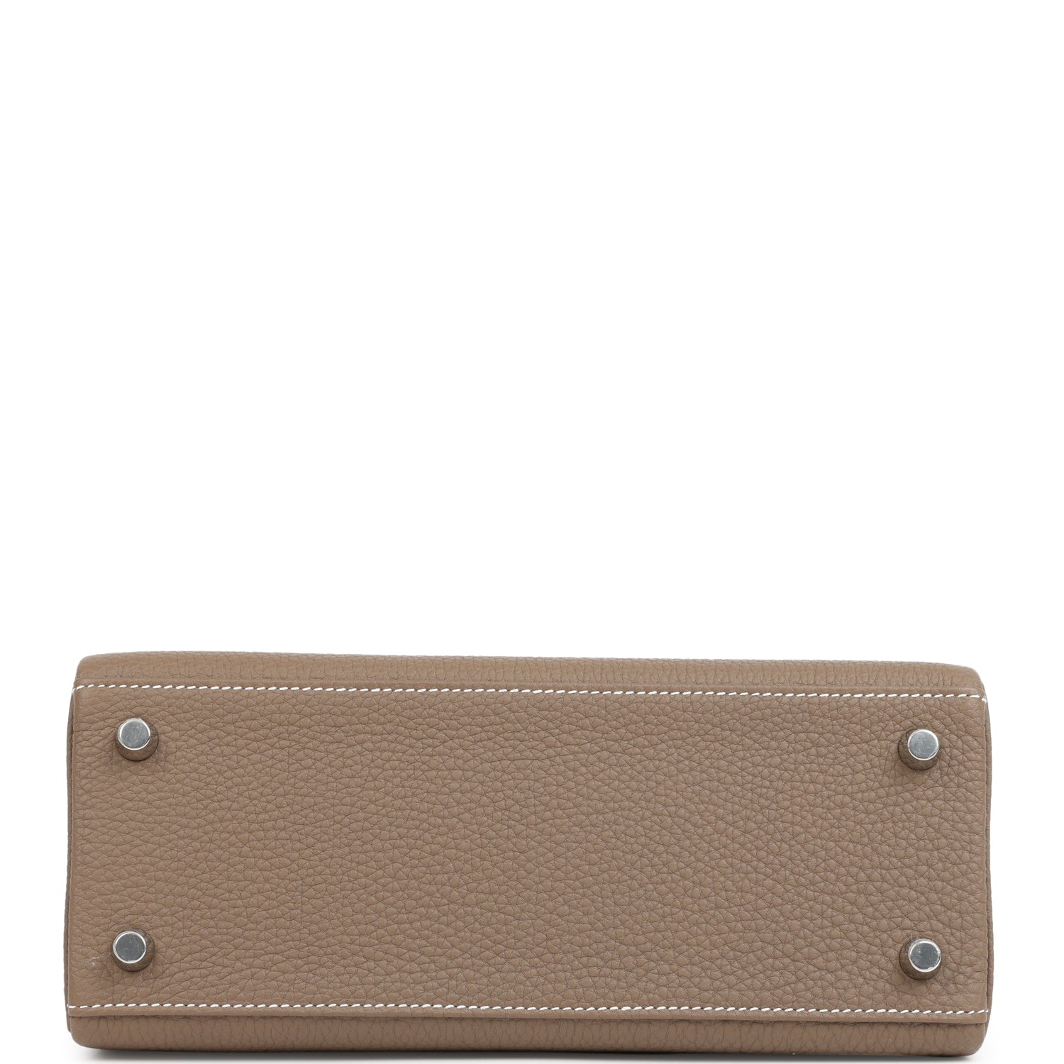 Kelly Retourne 25 Etoupe Togo Palladium Hardware Bag