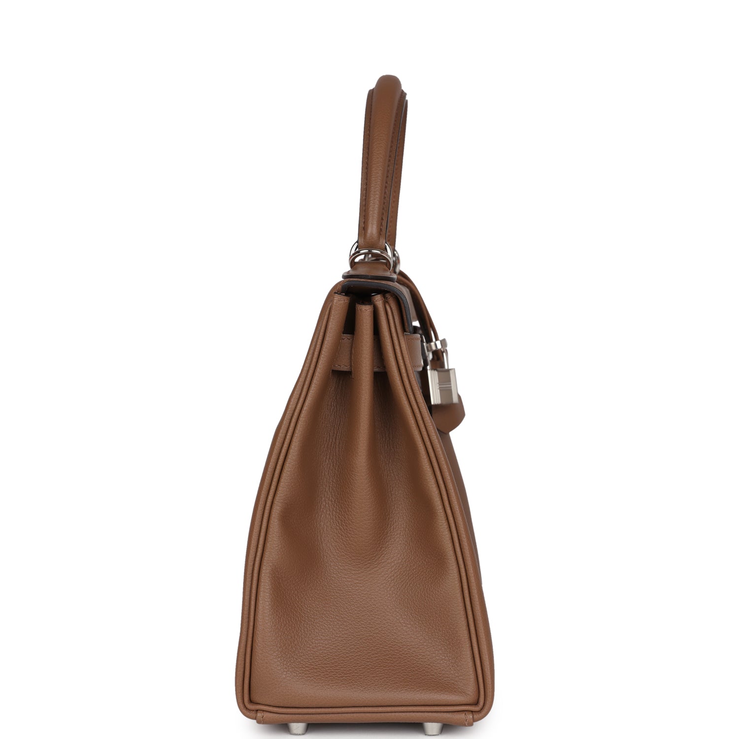 Kelly Retourne 28 Alezan Evercolor Palladium Hardware Bag