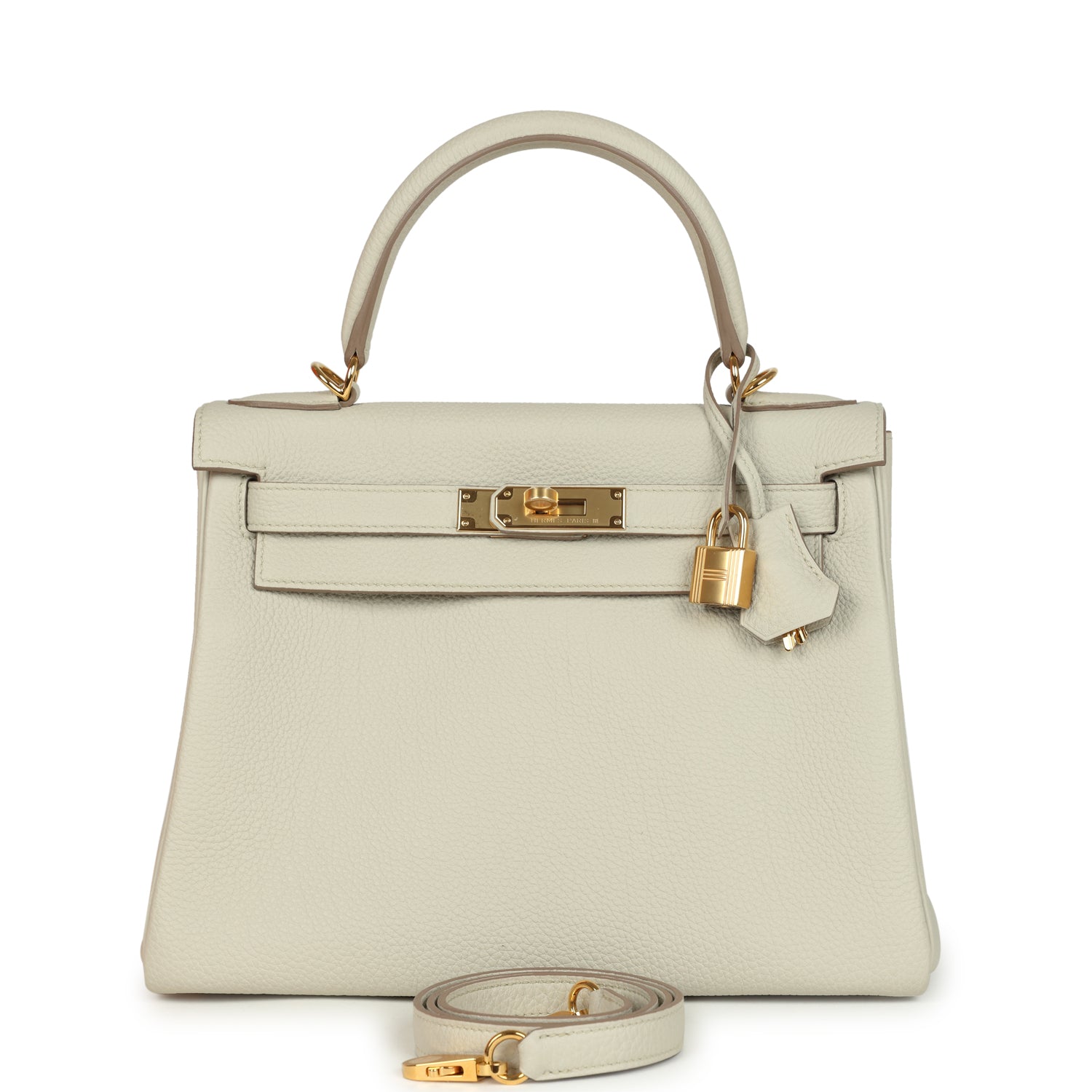Kelly Retourne 28 Beton Togo Gold Hardware Bag