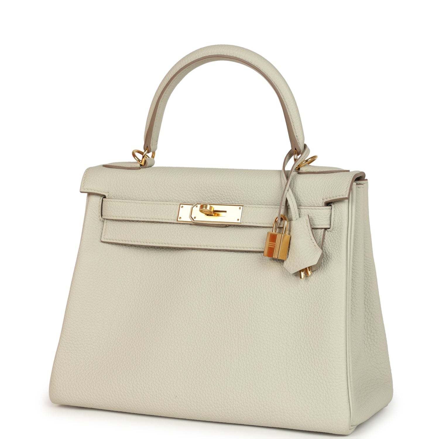 Kelly Retourne 28 Beton Togo Gold Hardware Bag