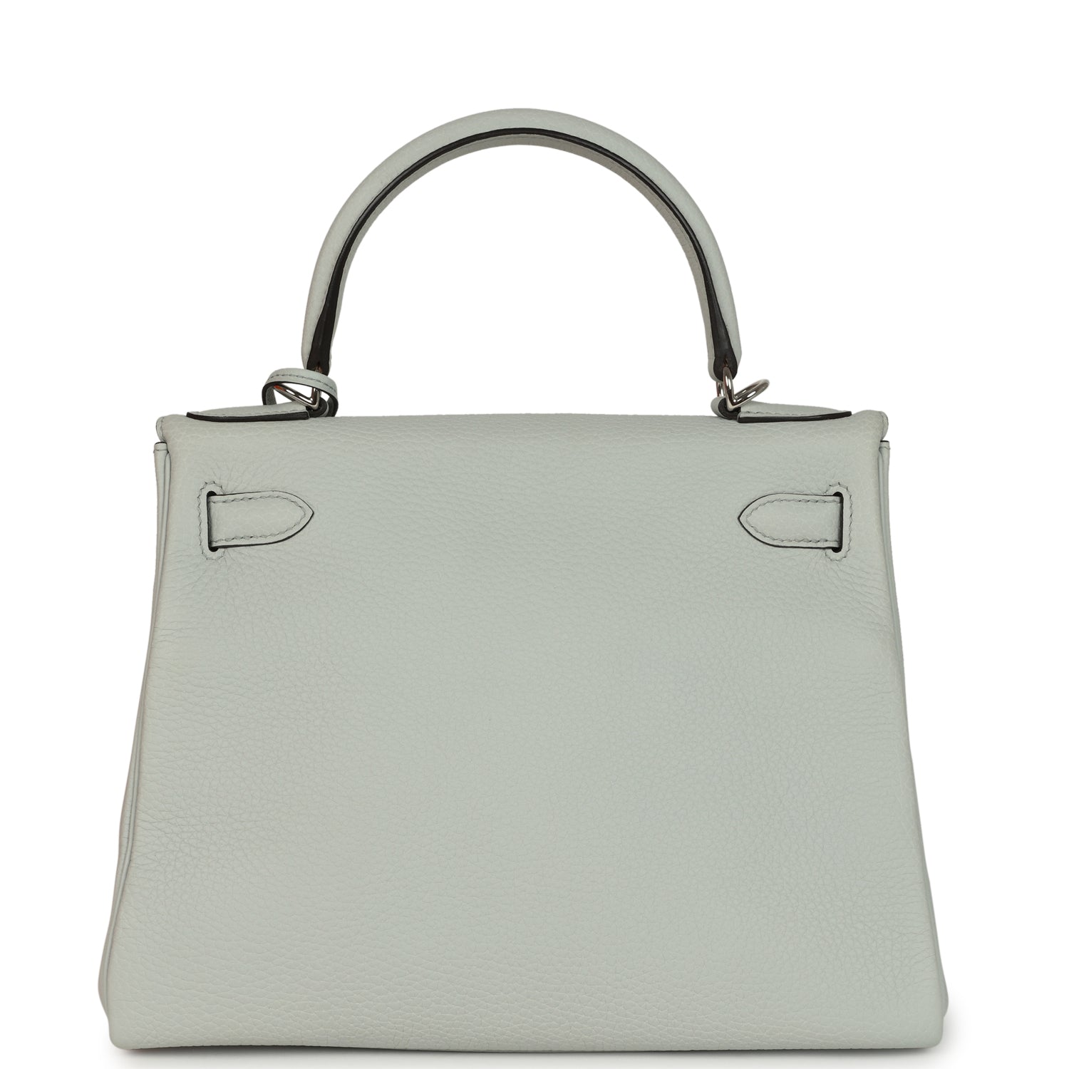 Kelly Retourne 28 Bleu Pale Clemence Palladium Hardware Bag