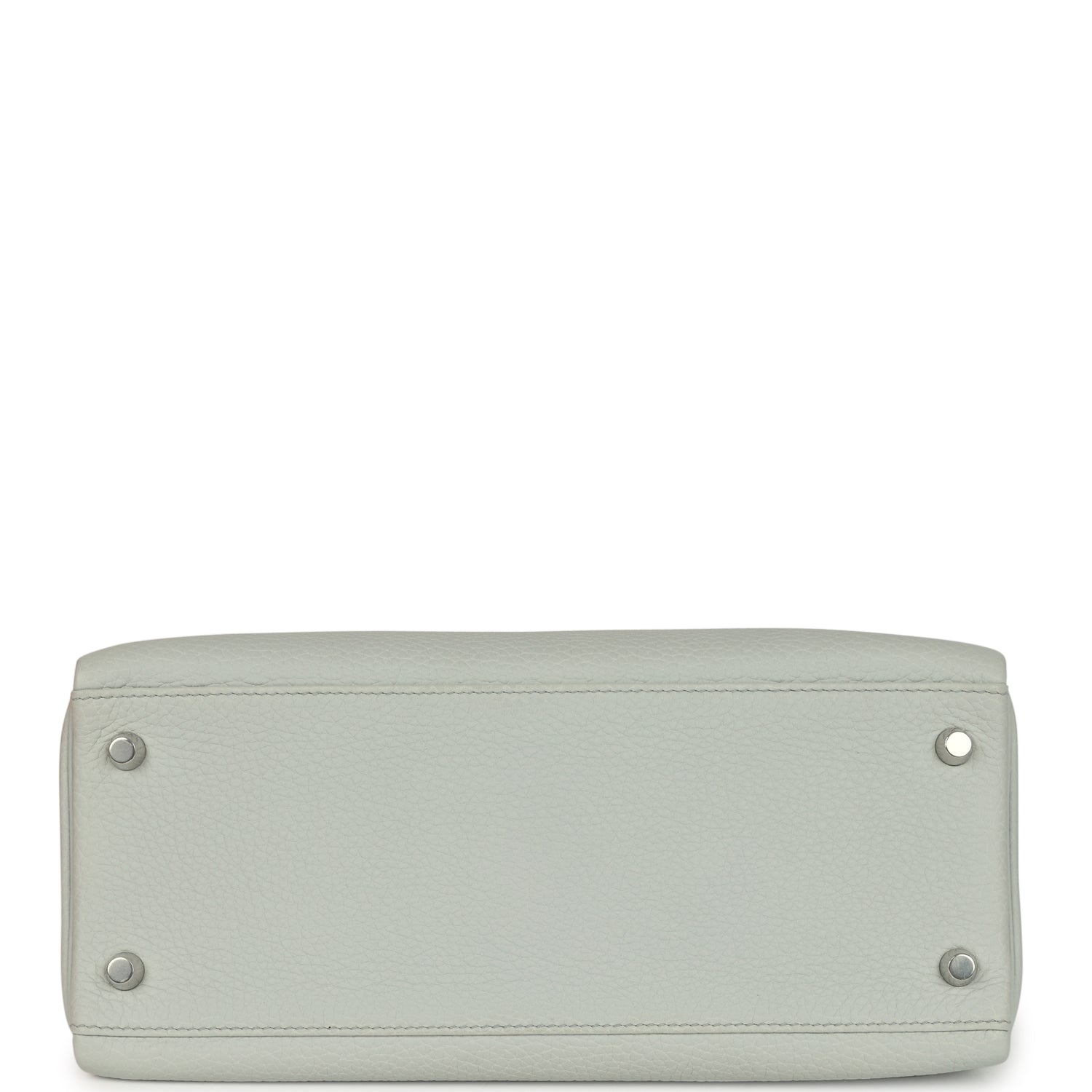 Kelly Retourne 28 Bleu Pale Clemence Palladium Hardware Bag