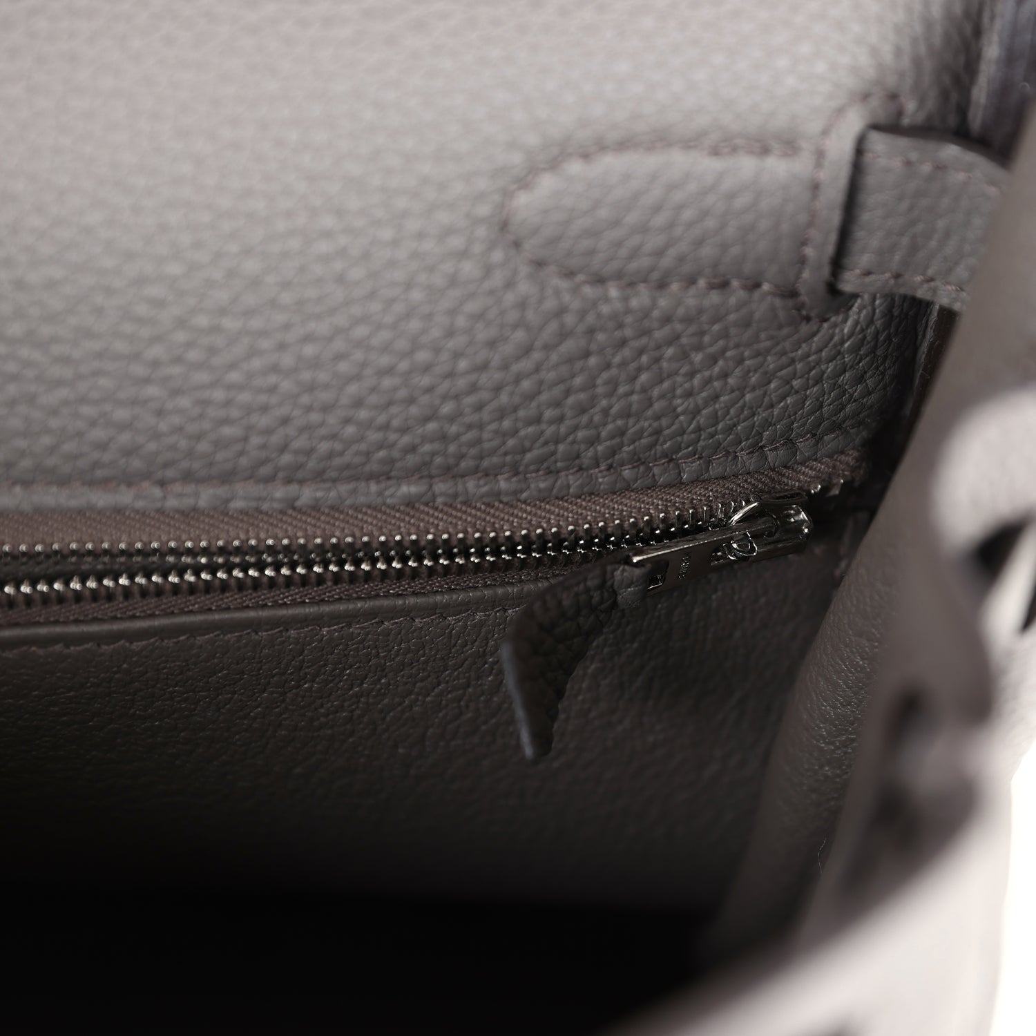 Kelly Retourne 28 Etain Togo Palladium Hardware Bag