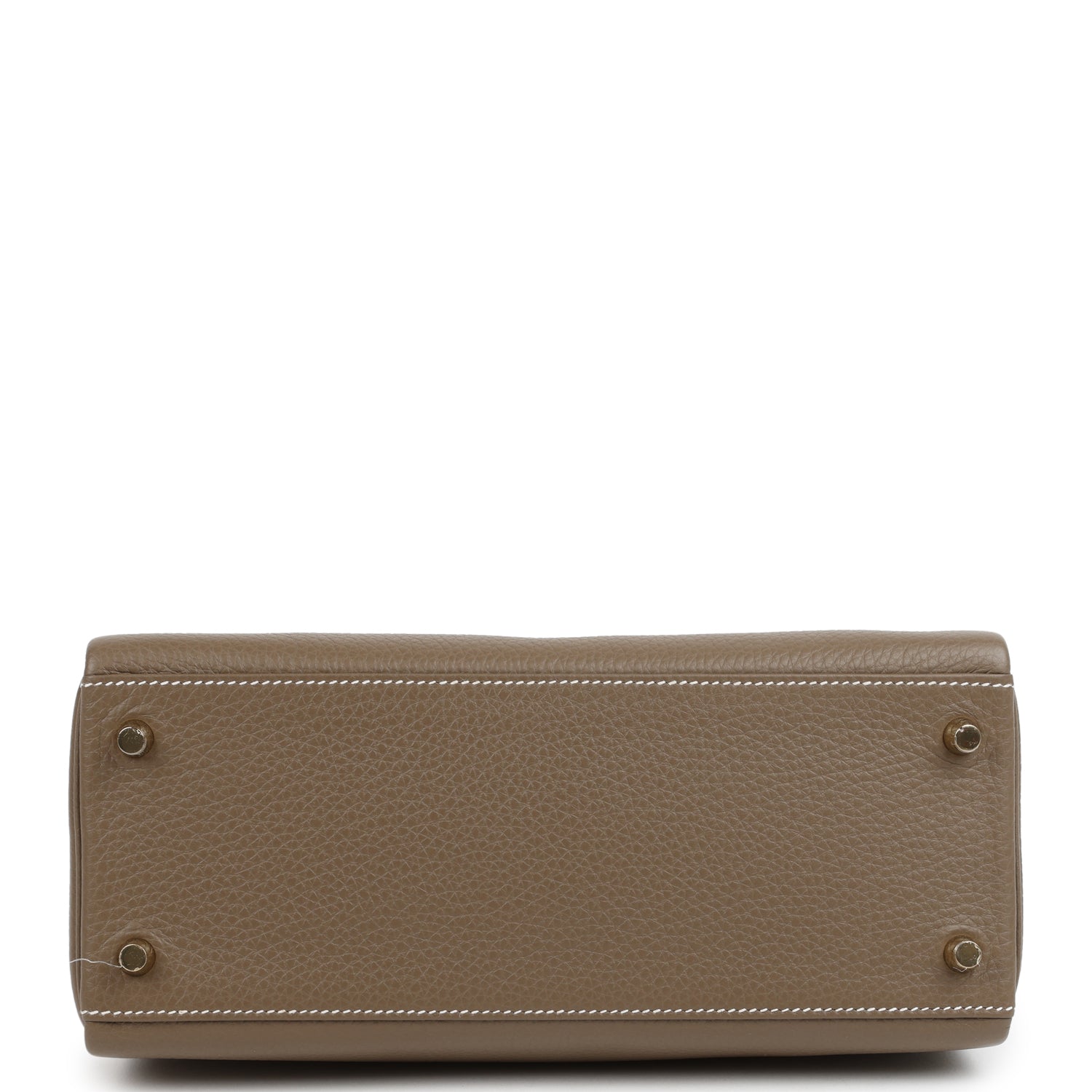 Kelly Retourne 28 Etoupe Clemence Gold Hardware Bag