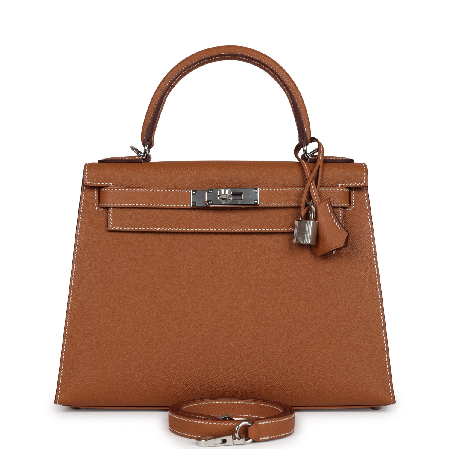 Kelly Retourne 28 Gold Epsom Palladium Hardware Bag