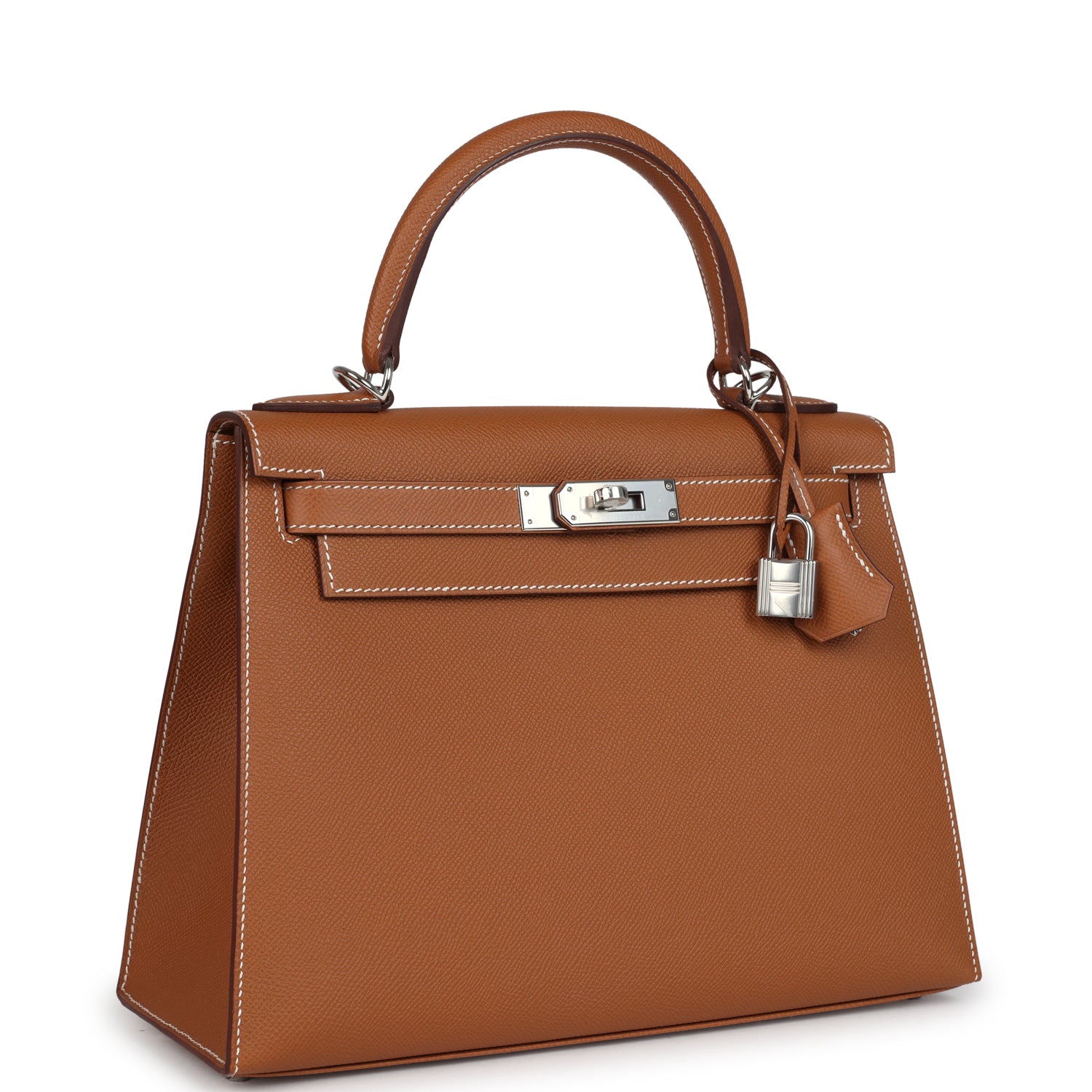 Kelly Retourne 28 Gold Epsom Palladium Hardware Bag