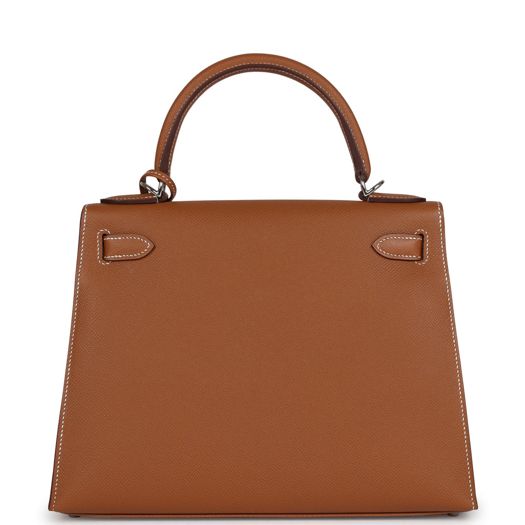 Kelly Retourne 28 Gold Epsom Palladium Hardware Bag