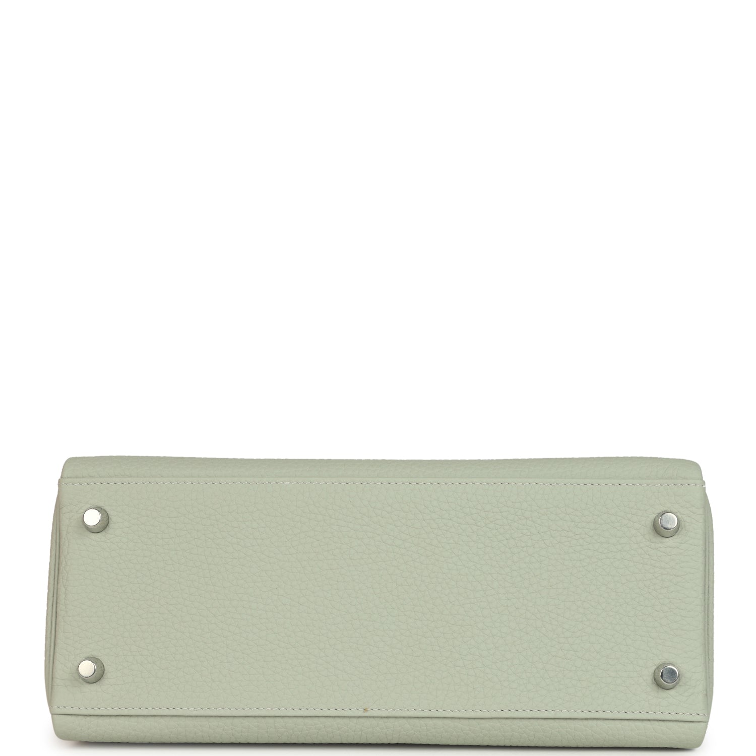 Kelly Retourne 28 Gris Neve Clemence Palladium Hardware Bag