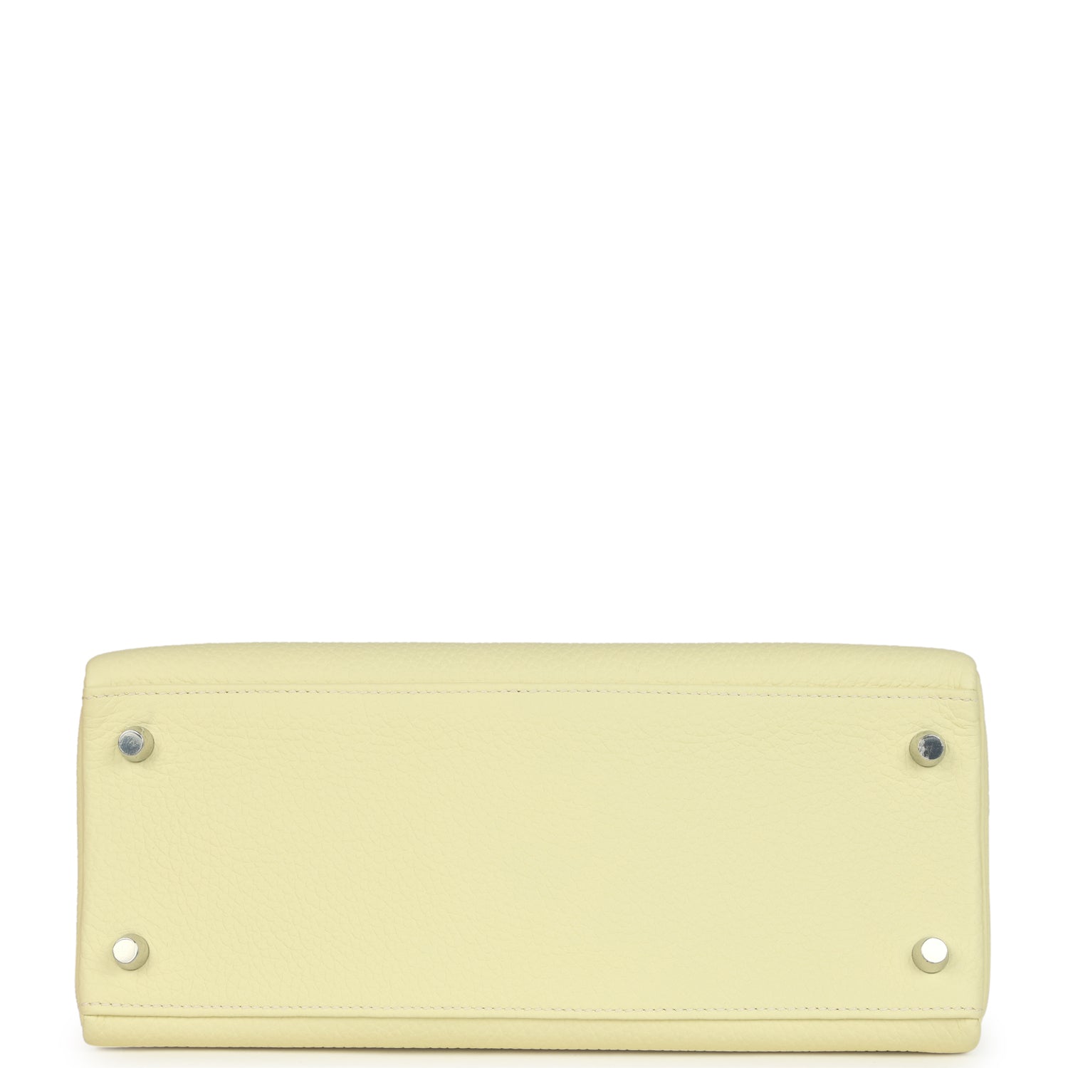 Kelly Retourne 28 Jaune Milton Clemence Palladium Hardware Bag