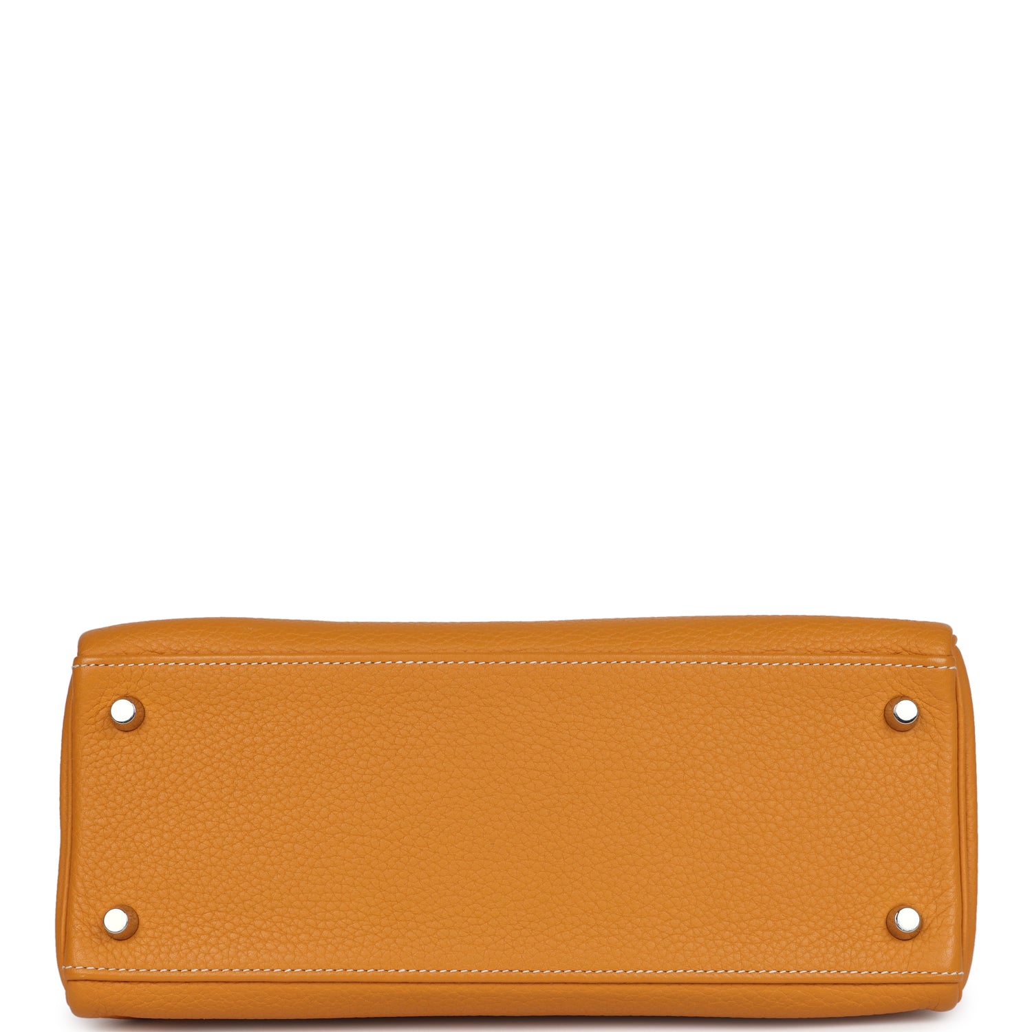 Kelly Retourne 28 Moutarde Clemence Palladium Hardware Bag