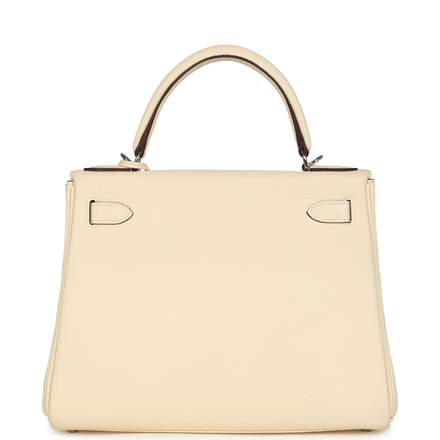 Kelly Retourne 28 Nata Clemence Palladium Hardware Bag