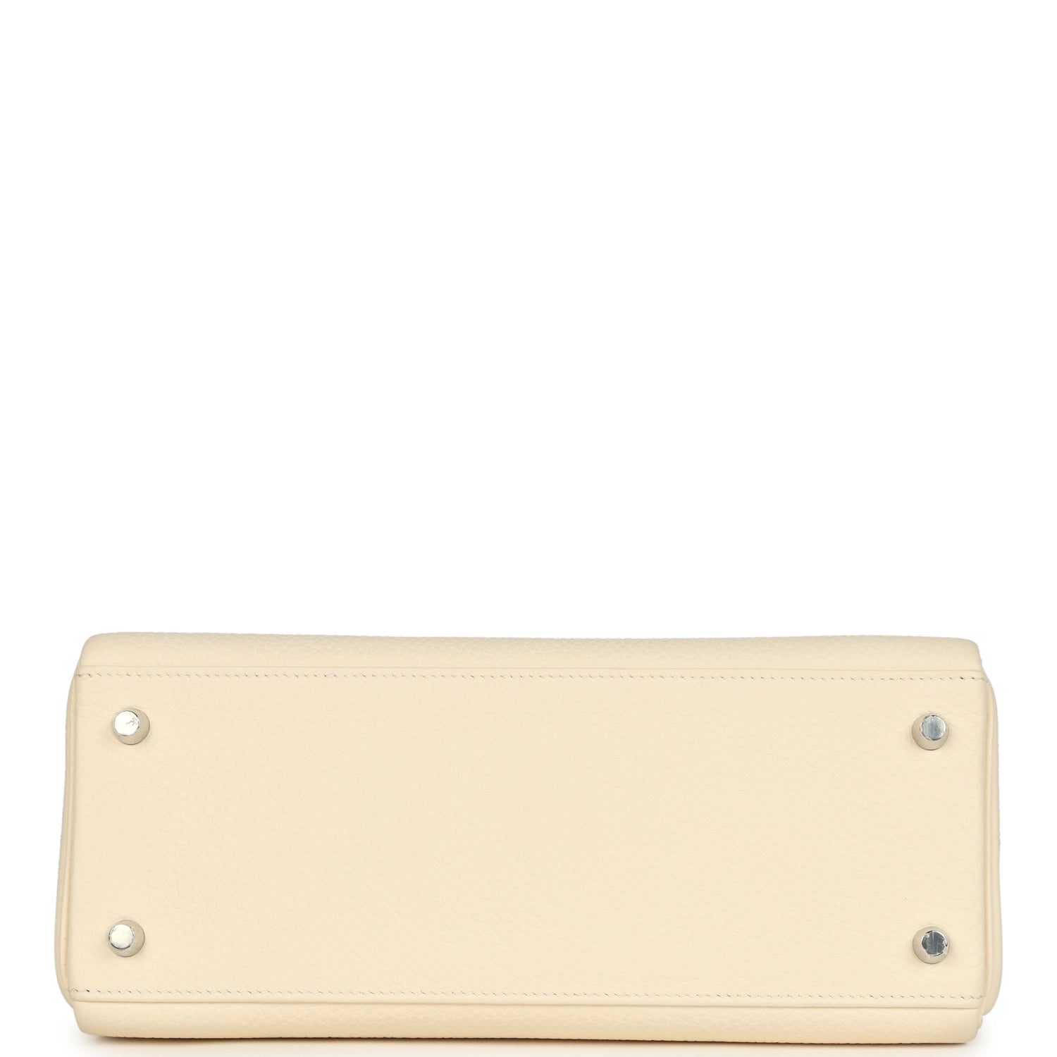 Kelly Retourne 28 Nata Clemence Palladium Hardware Bag